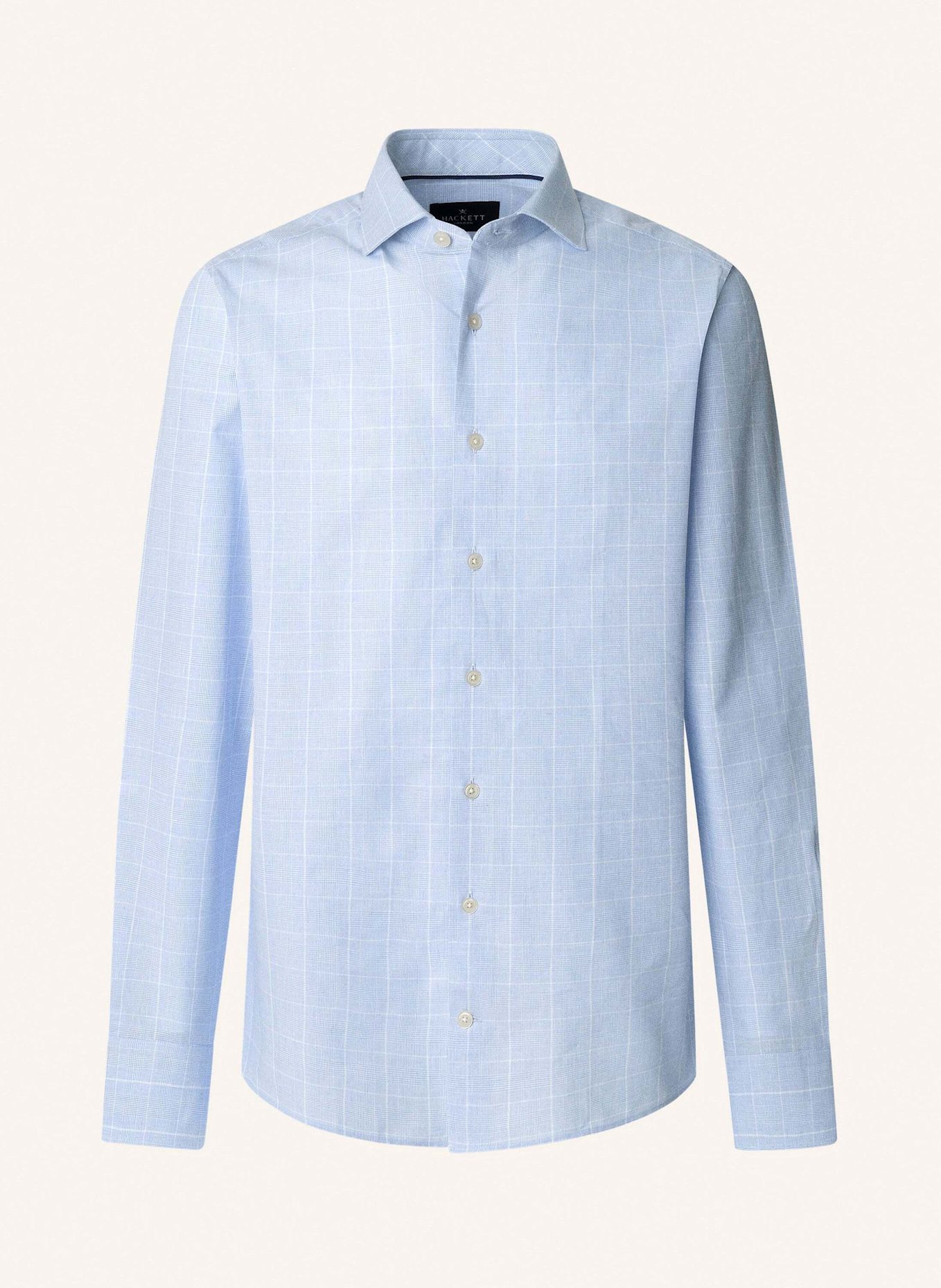 HACKETT LONDON Freizeithemd COT LIN POW: HELLBLAU