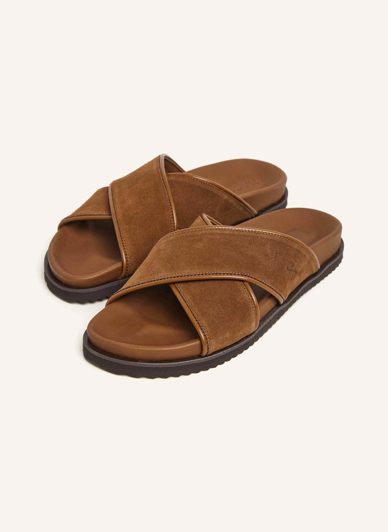 HACKETT LONDON Outdoor Sandale MIKONOS HIGHCROSS: BRAUN