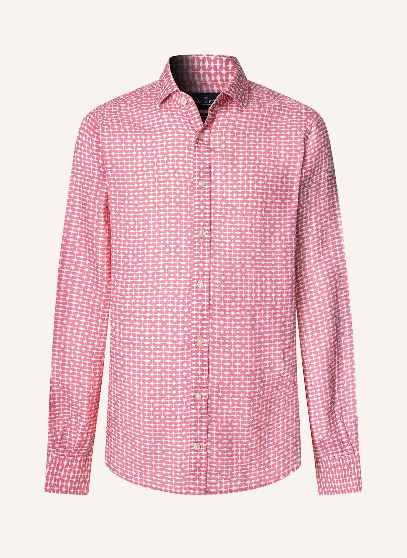 HACKETT LONDON Freizeithemd STAR PRINT: ROSA