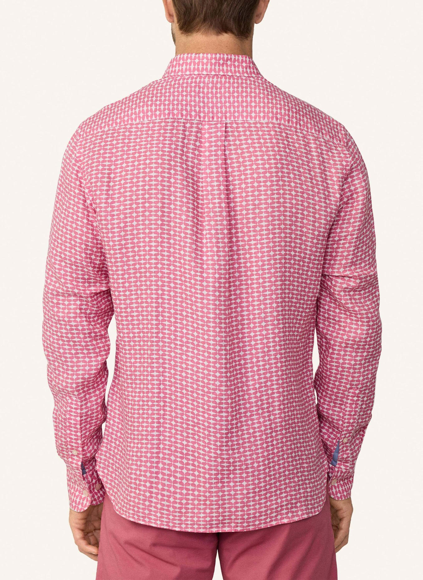 HACKETT LONDON Freizeithemd STAR PRINT: ROSA