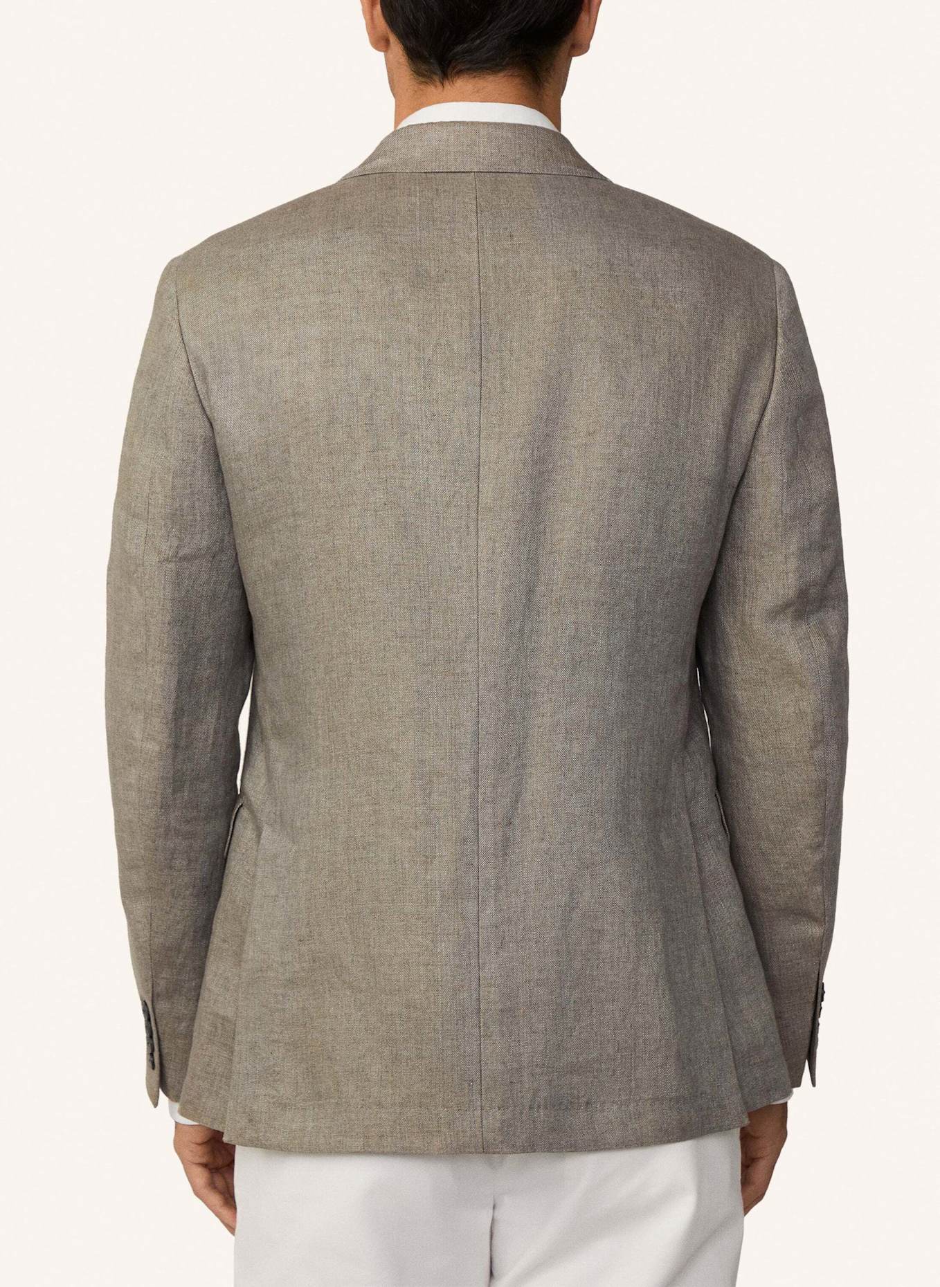 HACKETT LONDON Leinensakko Extra Slim Fit: TAUPE/ HELLBRAUN