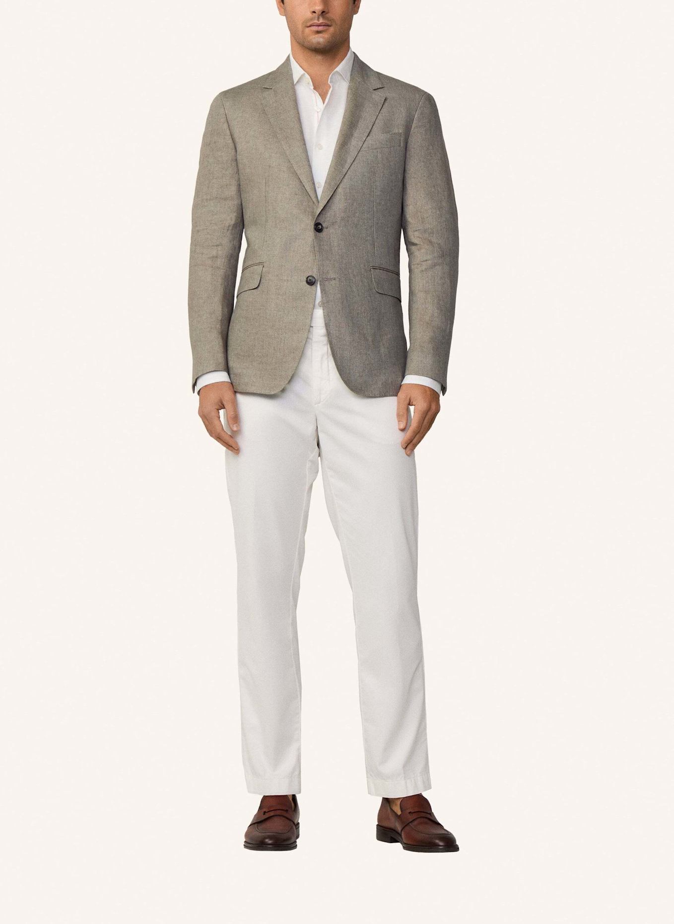 HACKETT LONDON Leinensakko Extra Slim Fit: TAUPE/ HELLBRAUN