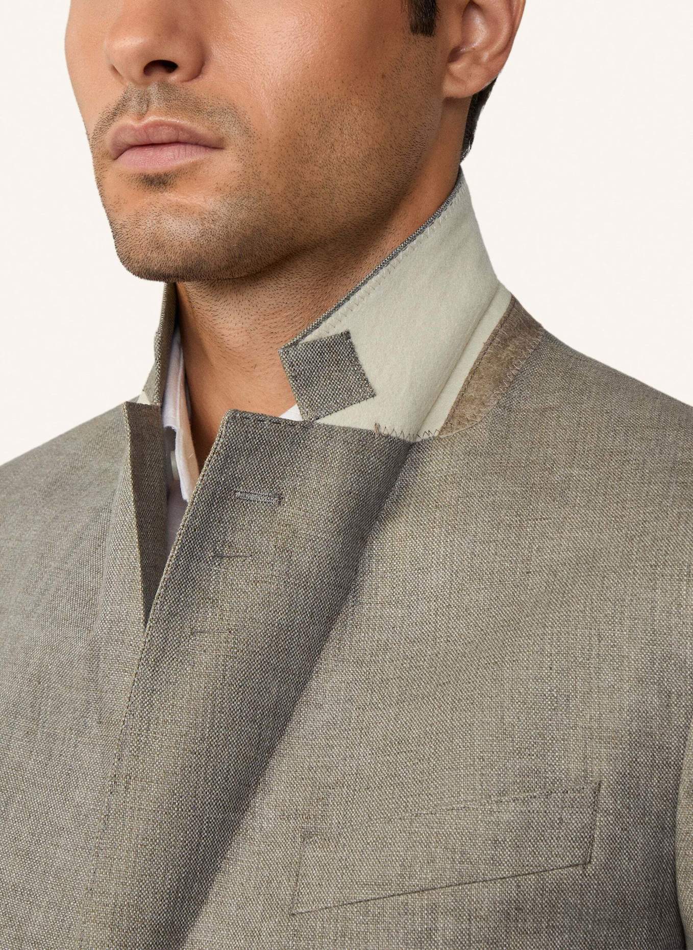 HACKETT LONDON Leinensakko Extra Slim Fit: TAUPE/ HELLBRAUN