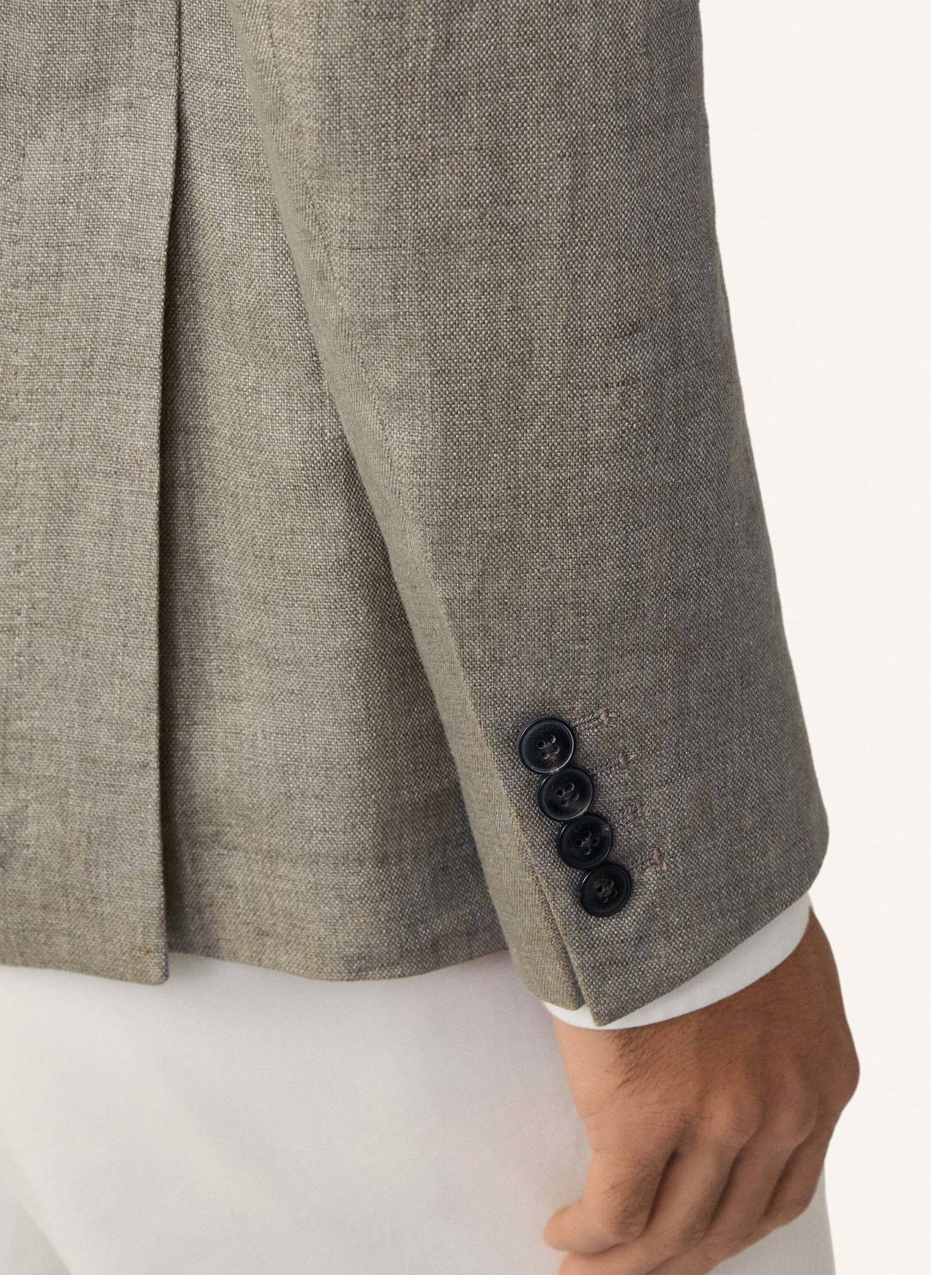 HACKETT LONDON Leinensakko Extra Slim Fit: TAUPE/ HELLBRAUN