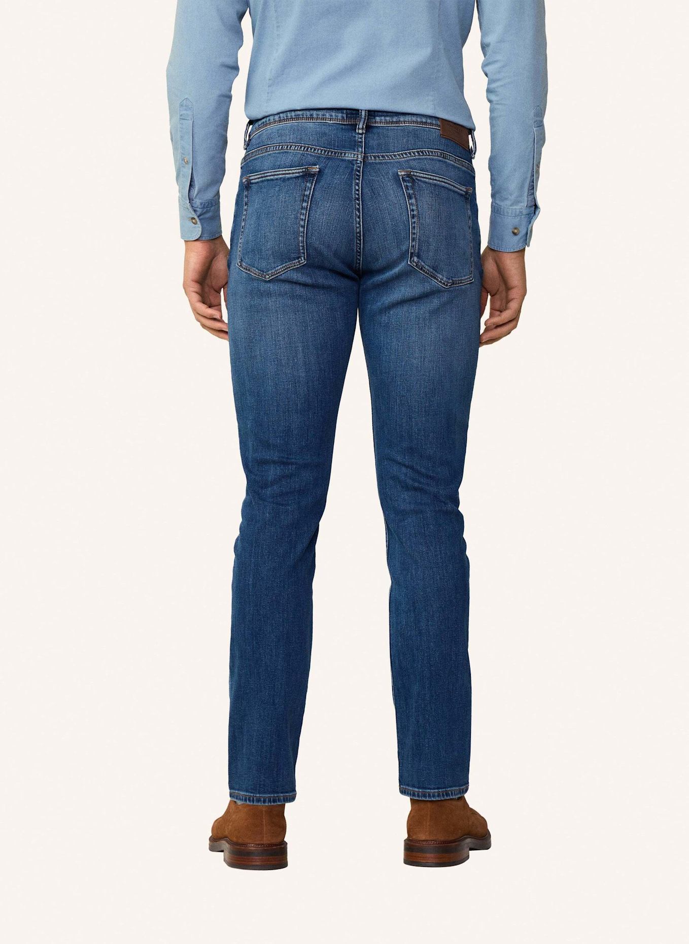 HACKETT LONDON Jeans Overall VINTAGE WASH DENIM CL: DUNKELBLAU