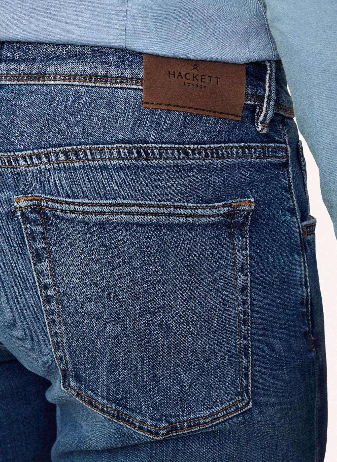 HACKETT LONDON Jeans Overall VINTAGE WASH DENIM CL: DUNKELBLAU