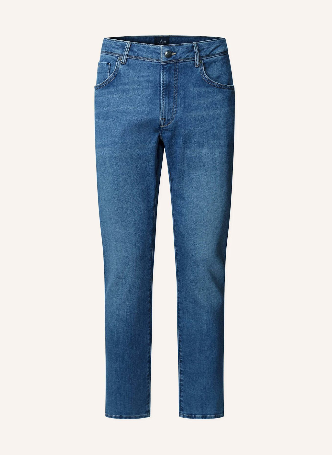 HACKETT LONDON Jeans Overall POWERFLEX LT WASH: DUNKELBLAU