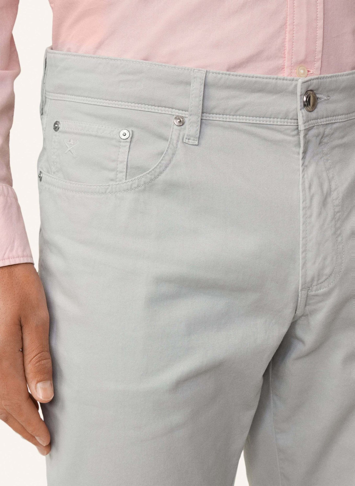 HACKETT LONDON 5-Pocket CORE 5PKT TRINITY S: GRAU