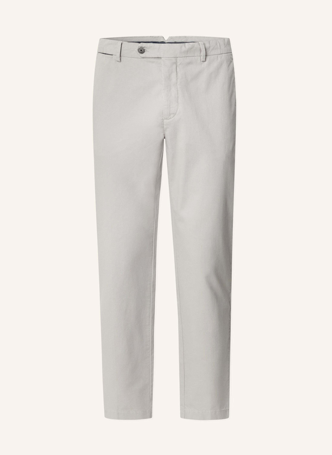 HACKETT LONDON Chinosy KENSINGTON slim fit: SZARY