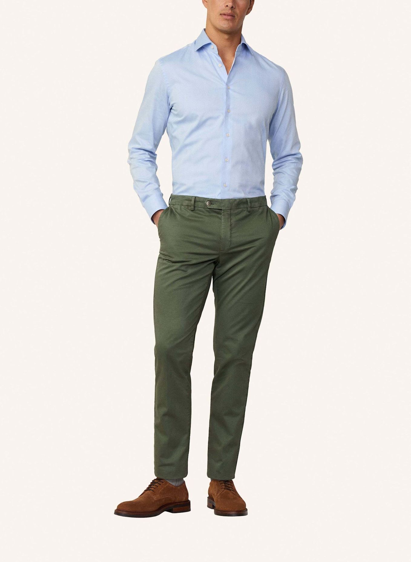 HACKETT LONDON Chino KENSINGTON Slim Fit: OLIV