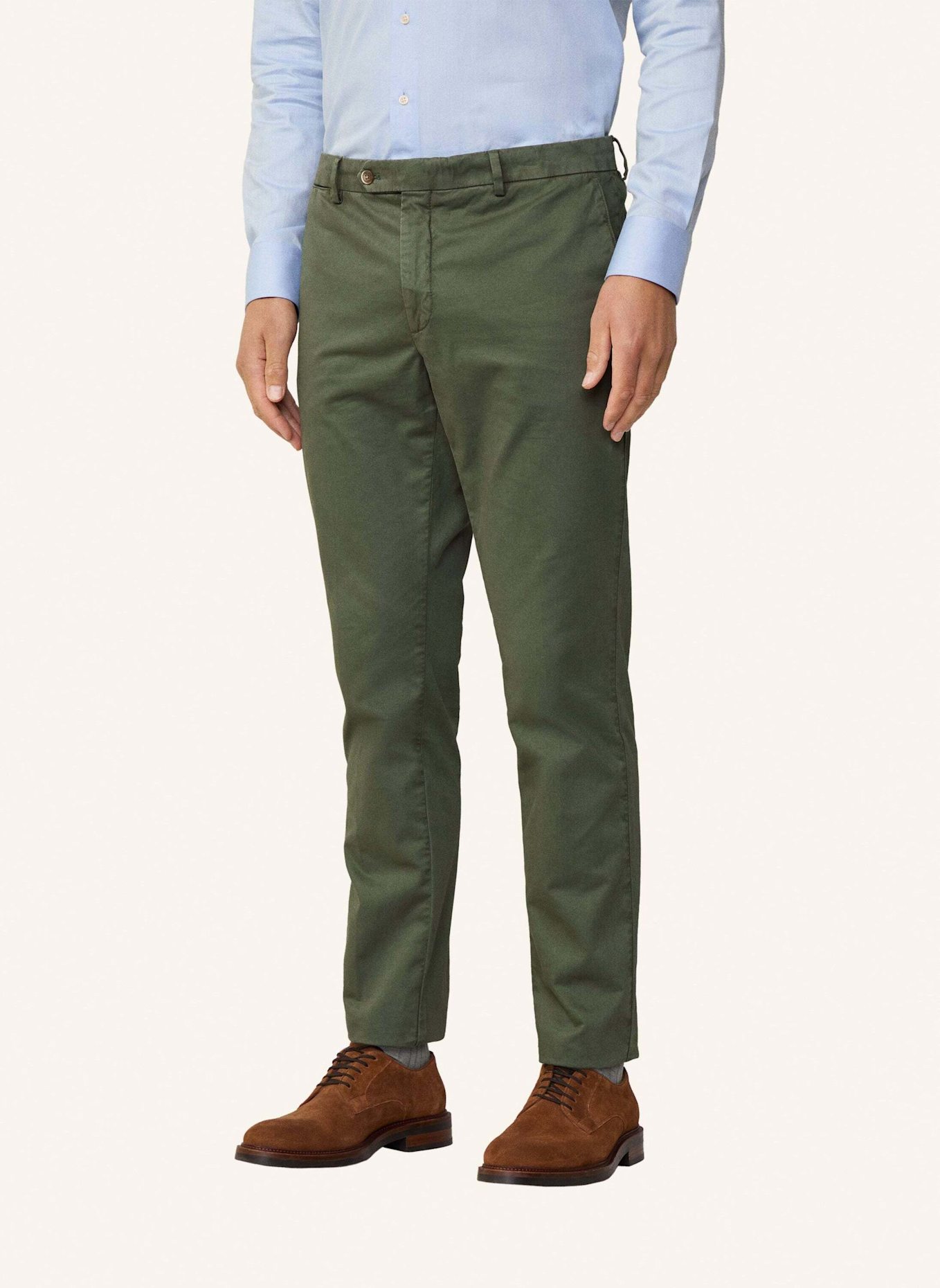 HACKETT LONDON Chino KENSINGTON Slim Fit: OLIV