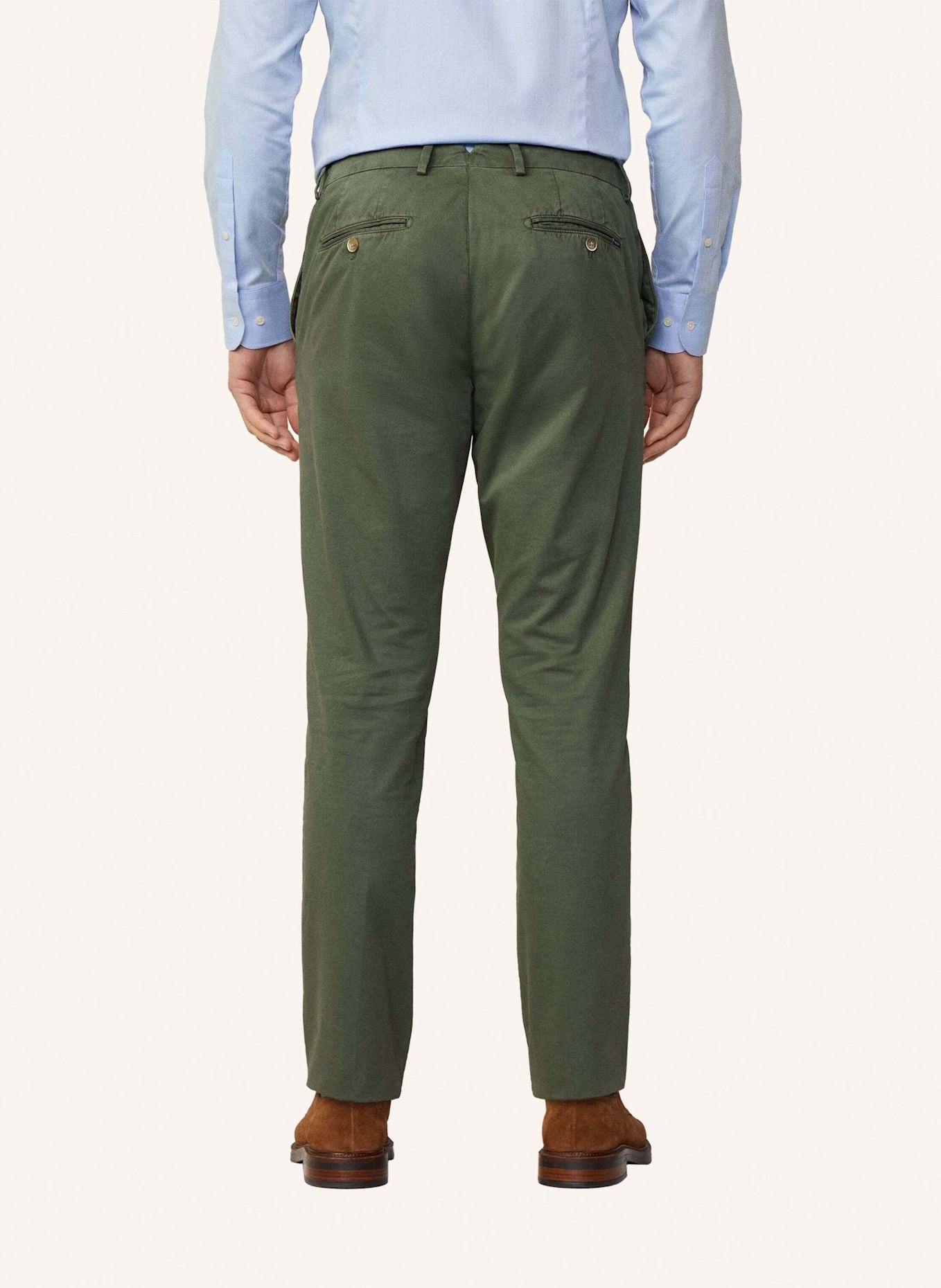 HACKETT LONDON Chino KENSINGTON Slim Fit: OLIV