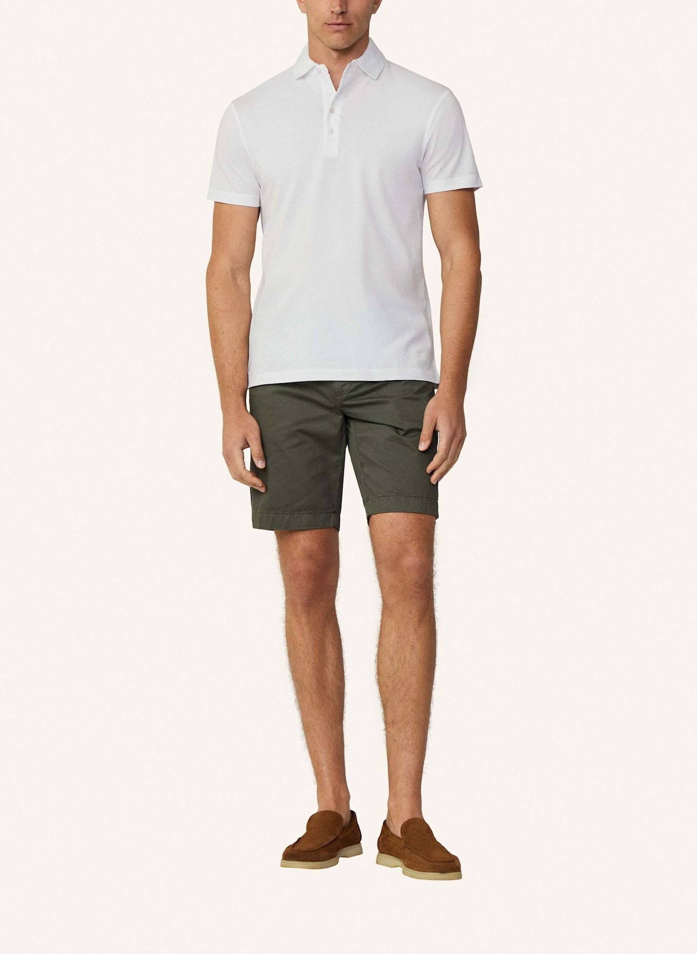 HACKETT LONDON Poloshirt MERCERISED POLO: WEISS
