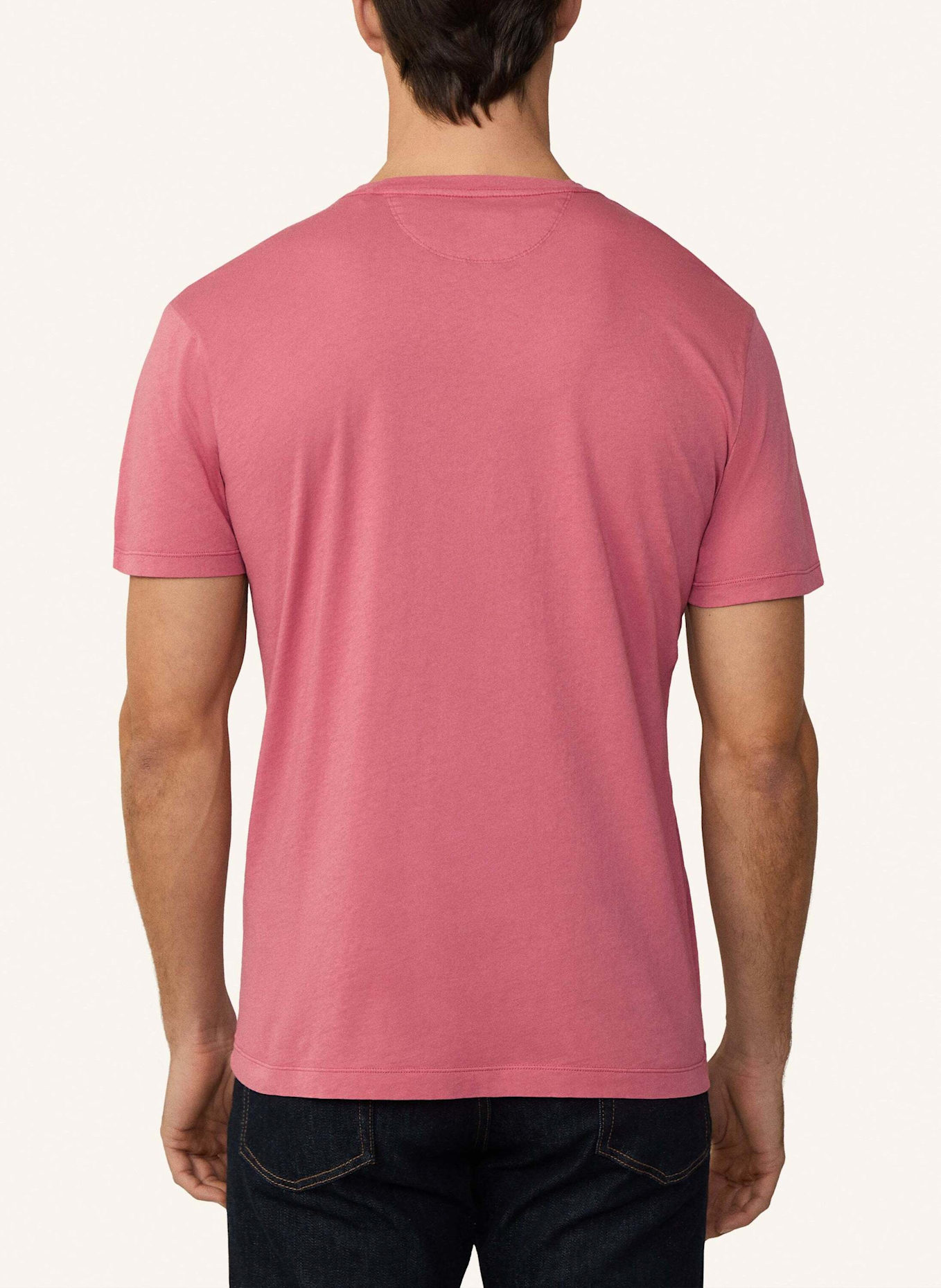 HACKETT LONDON T-Shirt GMD POCKET TEE: PINK