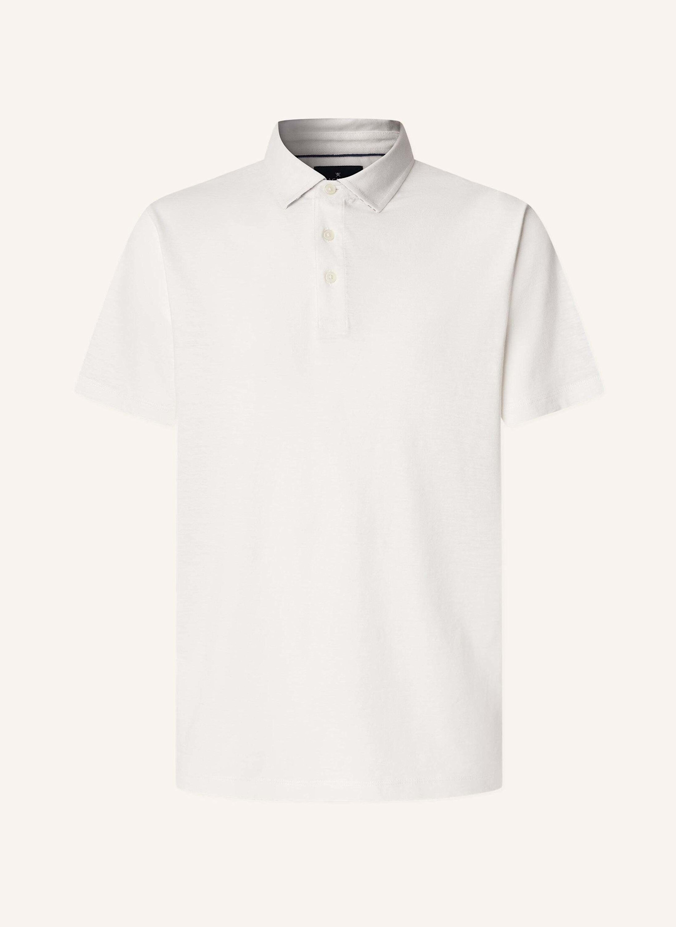 HACKETT LONDON Poloshirt SWIM PALM COTT LINEN: CREME