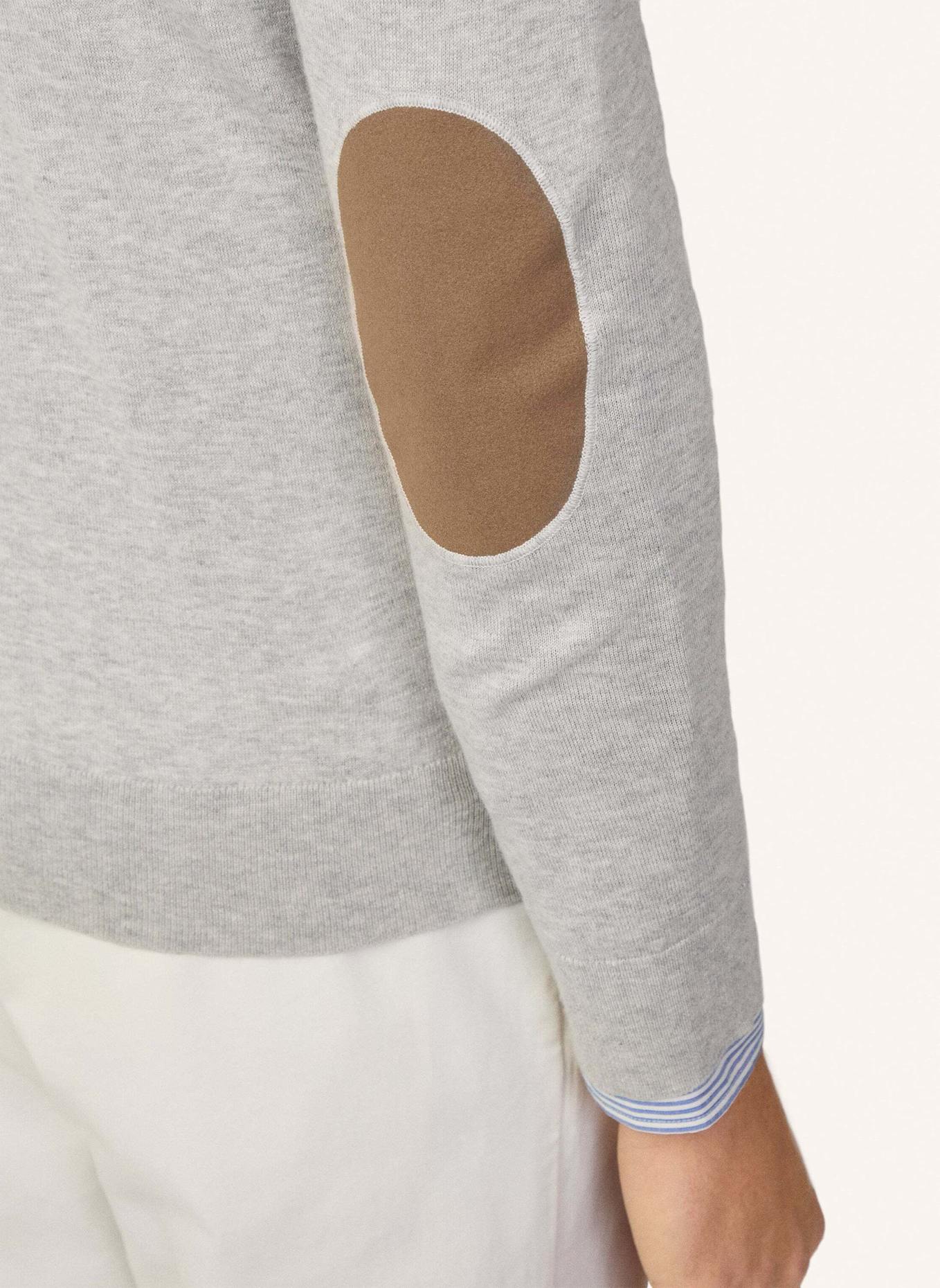 HACKETT LONDON Pullover COTTON CASH HZIP.: HELLGRAU