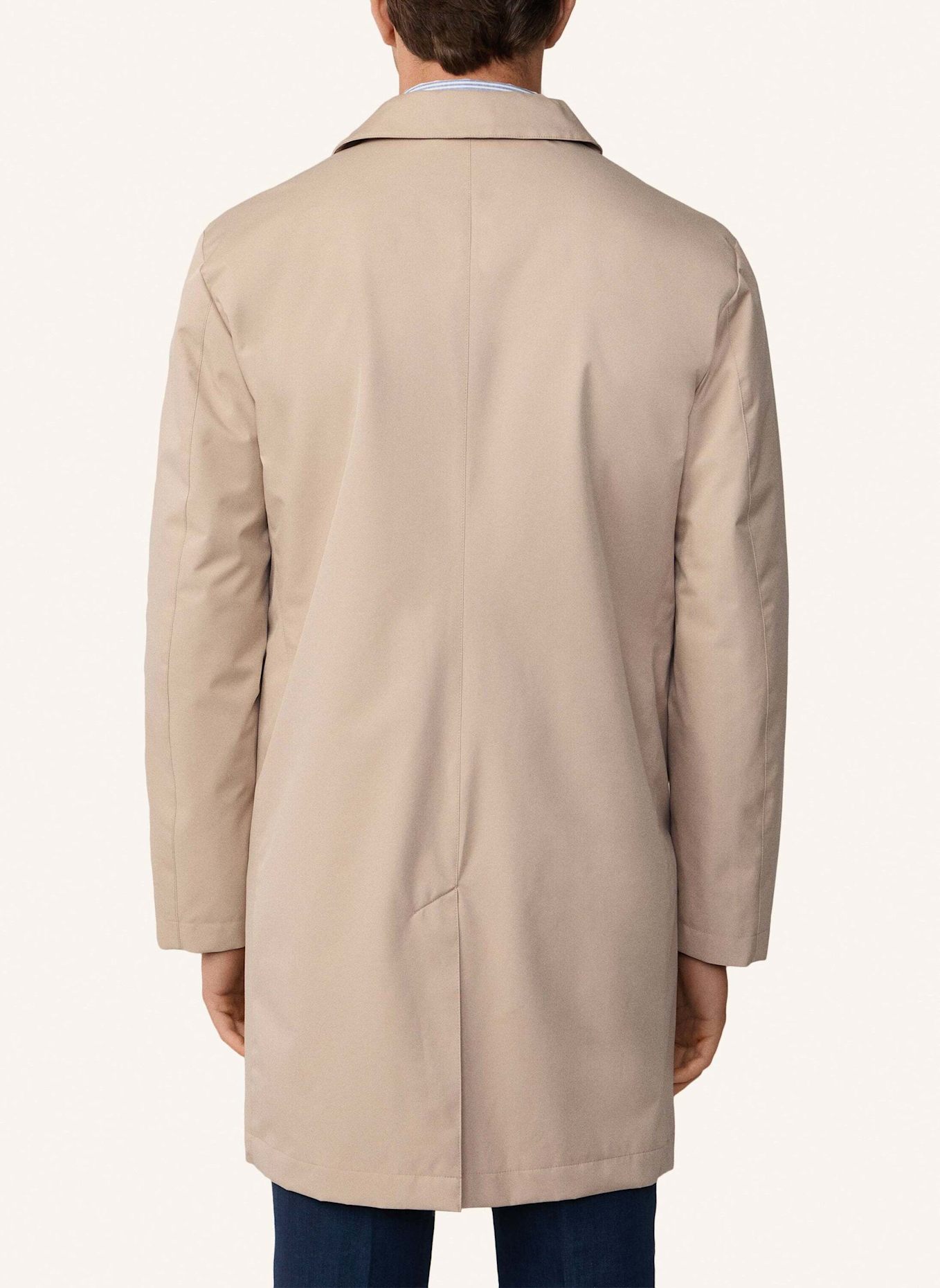 HACKETT LONDON Regenmantel SLOANE MAC: TAUPE/ HELLBRAUN