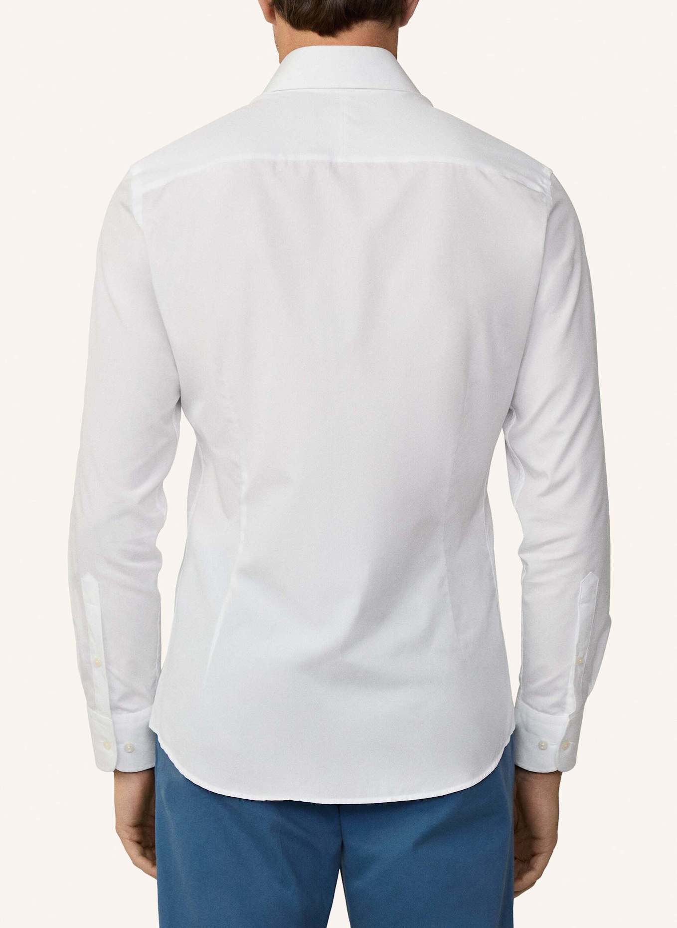 HACKETT LONDON Freizeithemd POPLIN SLIM BC: WEISS
