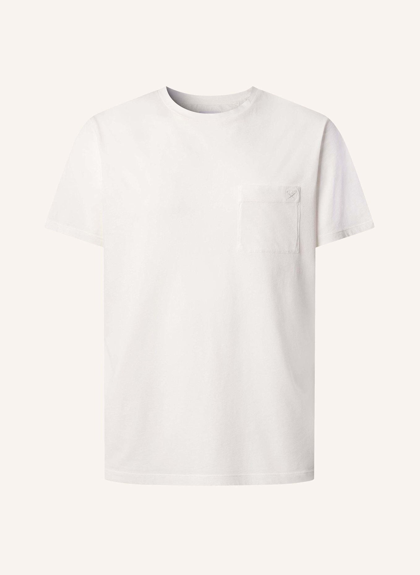 HACKETT LONDON T-Shirt GMD POCKET TEE: CREME