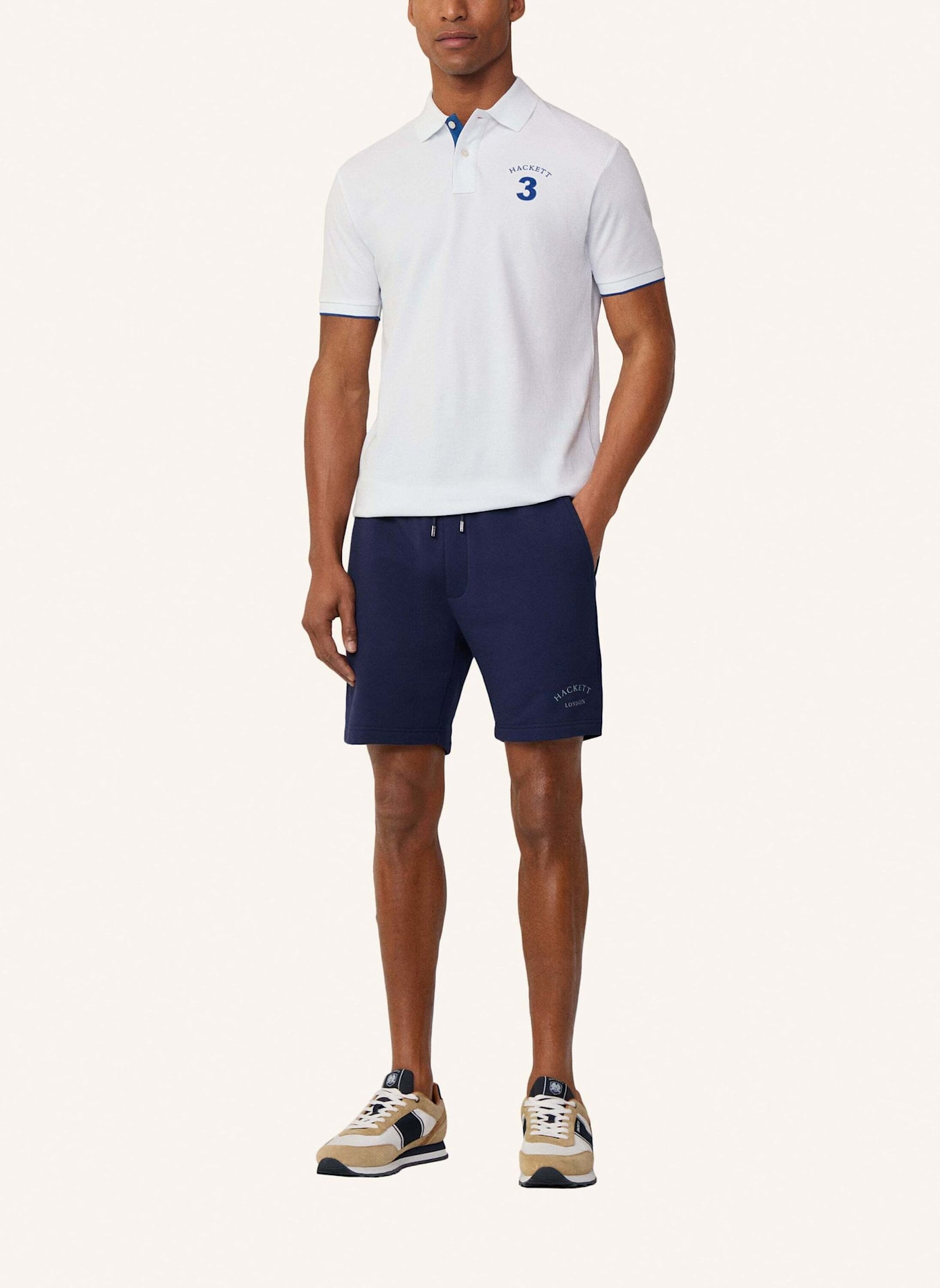 HACKETT LONDON Shorts HERITAGE ESS SHORTS: BLAU