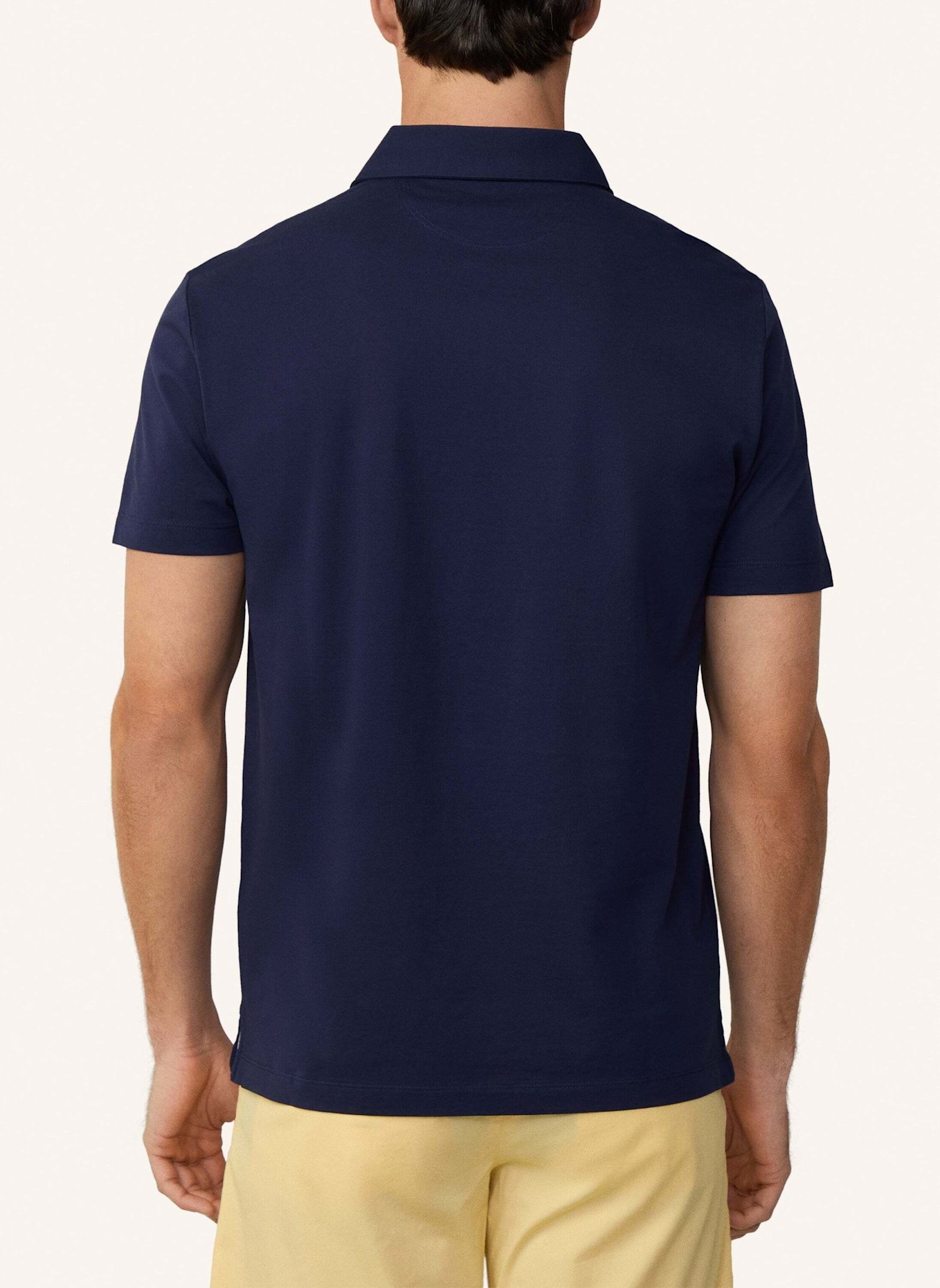 HACKETT LONDON Poloshirt MERCERISED POLO: BLAU