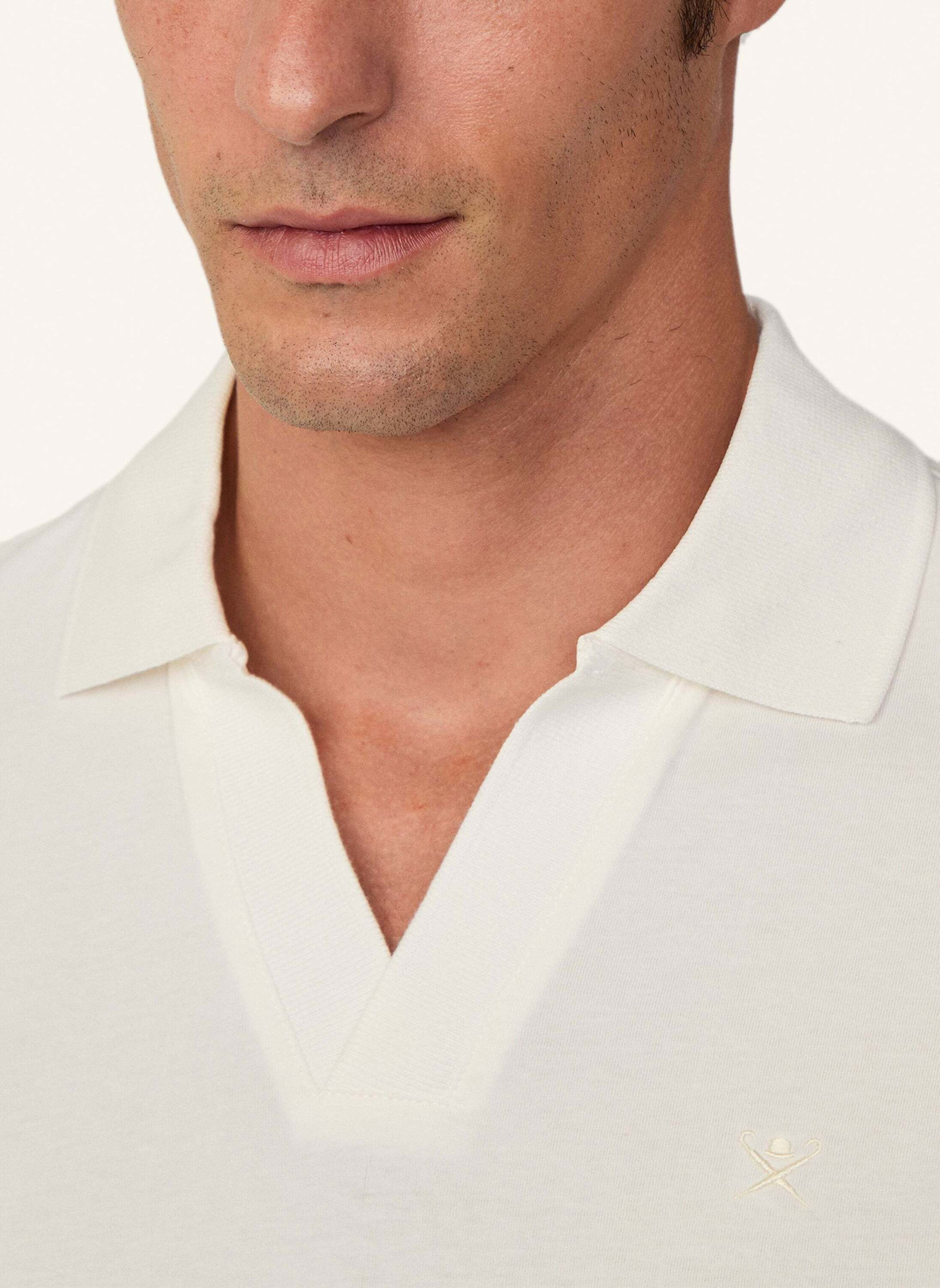 HACKETT LONDON Poloshirt JOHNNY CLLR JSY POLO: CREME