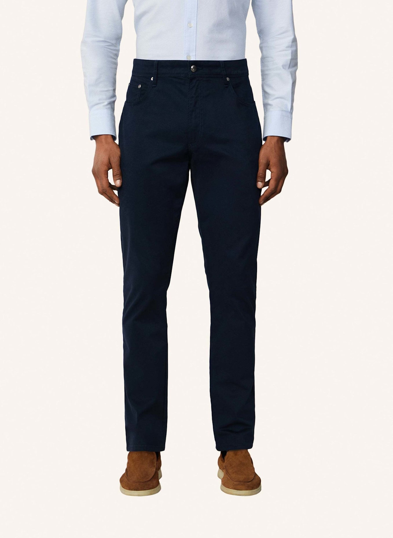 HACKETT LONDON 5-Pocket CORE 5PKT TRINITY: DUNKELBLAU