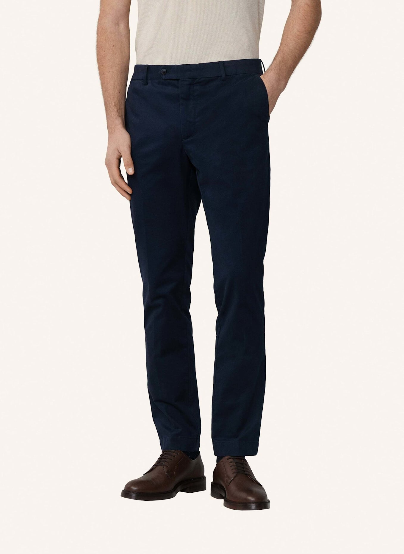HACKETT LONDON Chino Slim Fit: DUNKELBLAU
