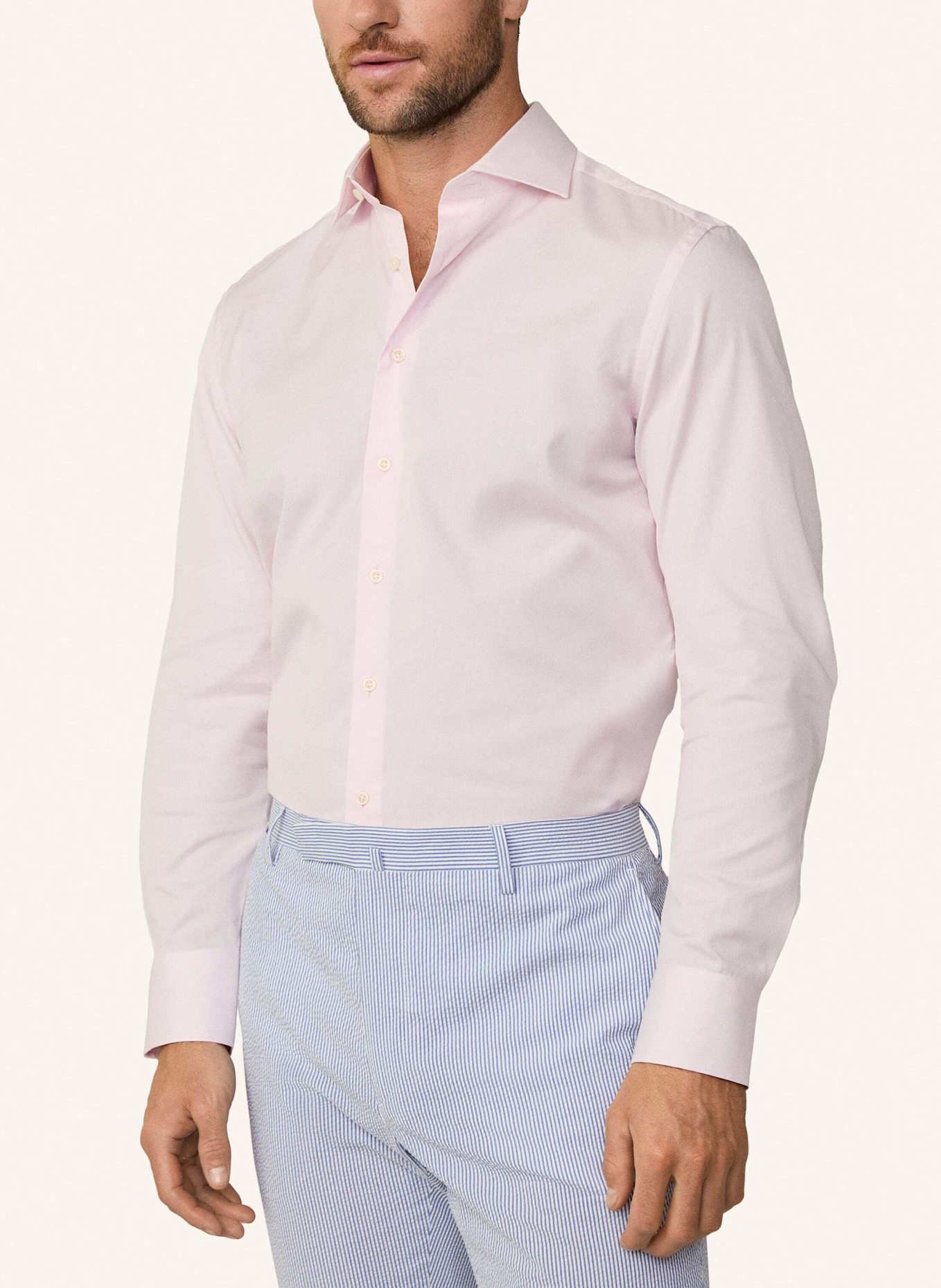 HACKETT LONDON Freizeithemd POPLIN SLIM BC: ROSA