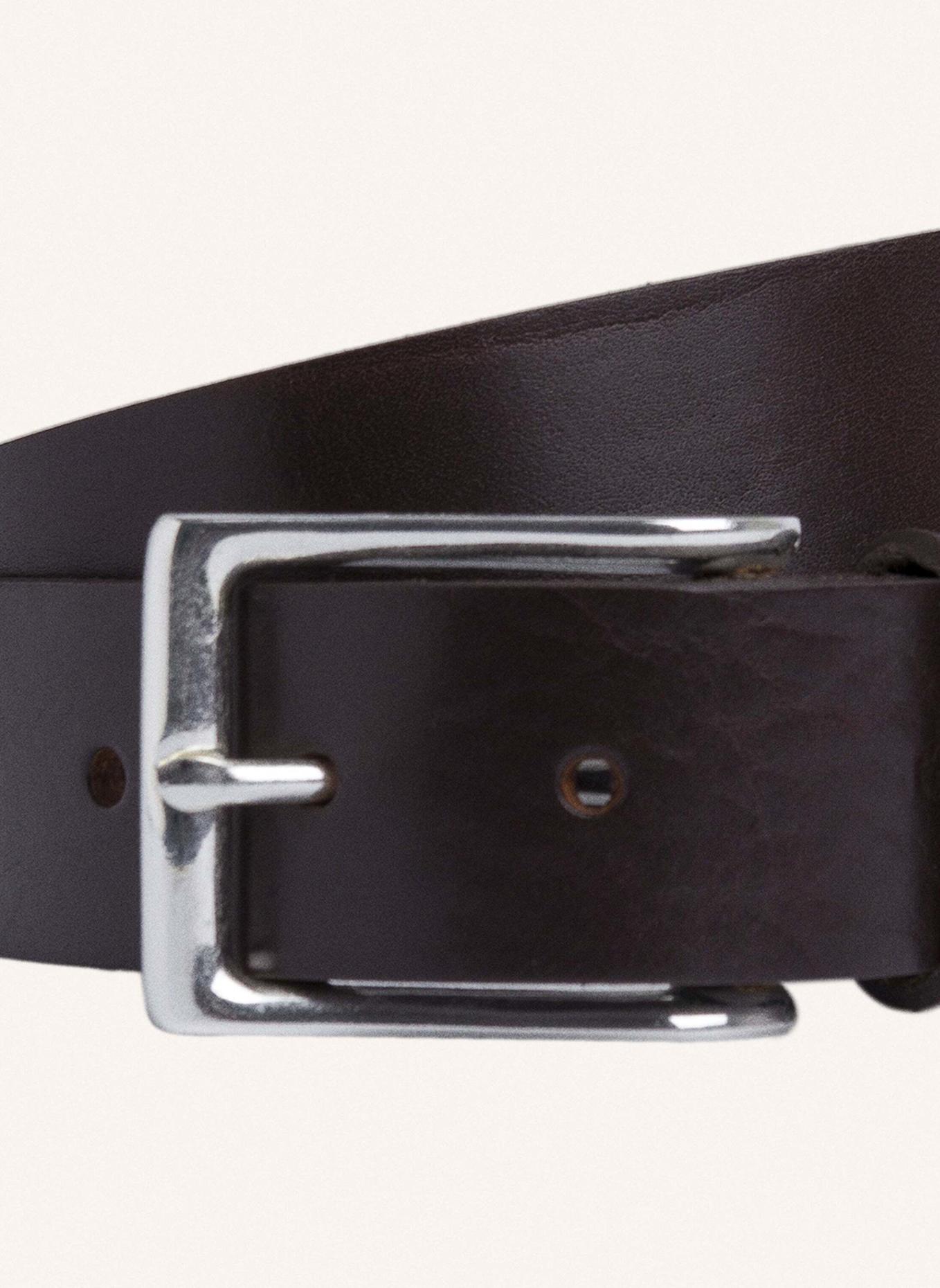 HACKETT LONDON Gürtel TACK STITCH H KEEPER: BRAUN