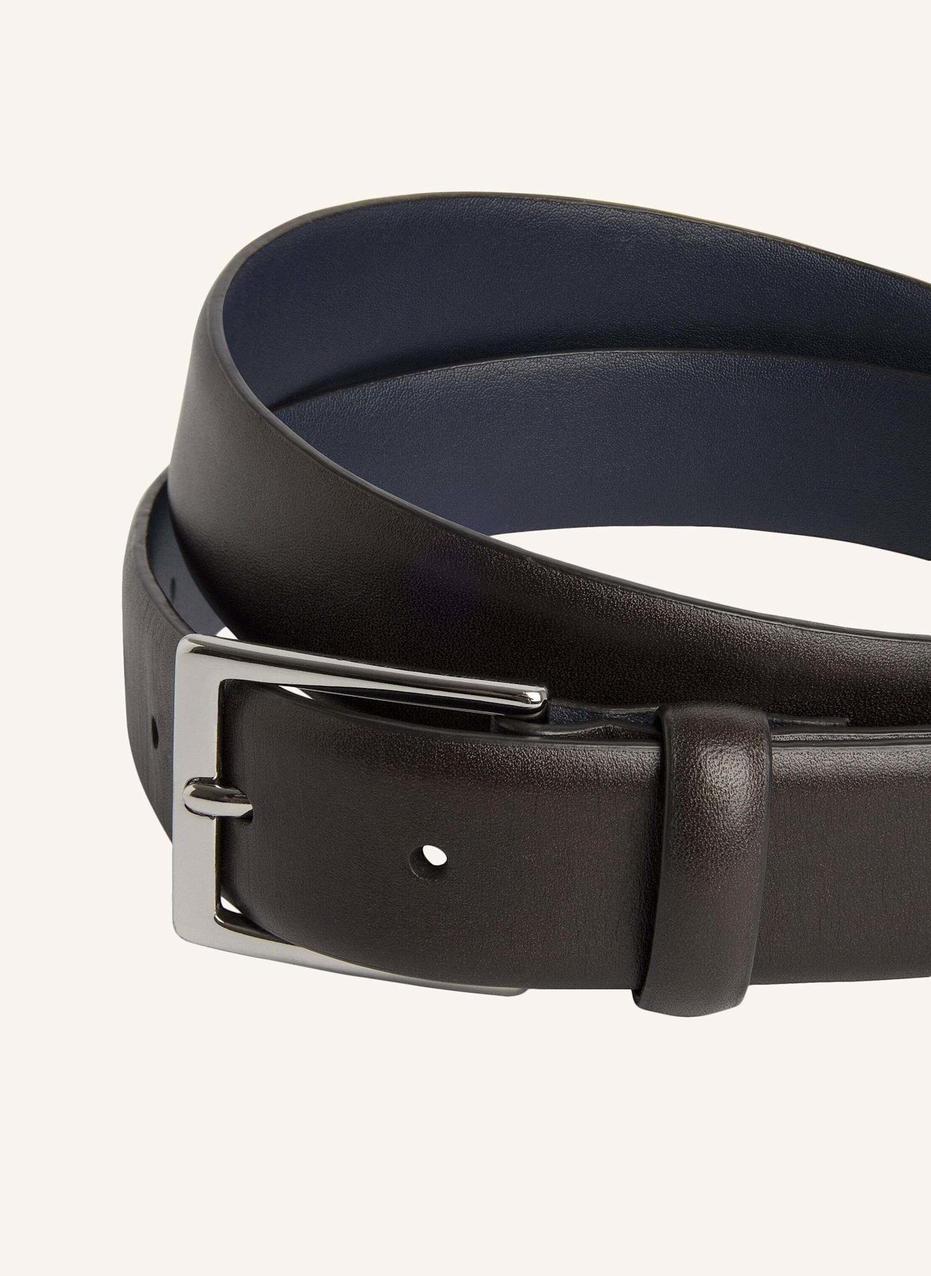 HACKETT LONDON Gürtel 32MM CACTUS EDGE: DUNKELBRAUN