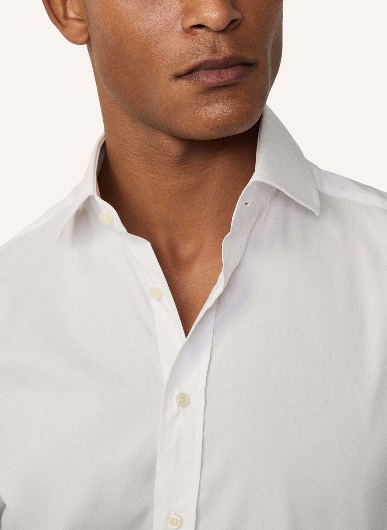 HACKETT LONDON Freizeithemd STRETCH POP BC: WEISS