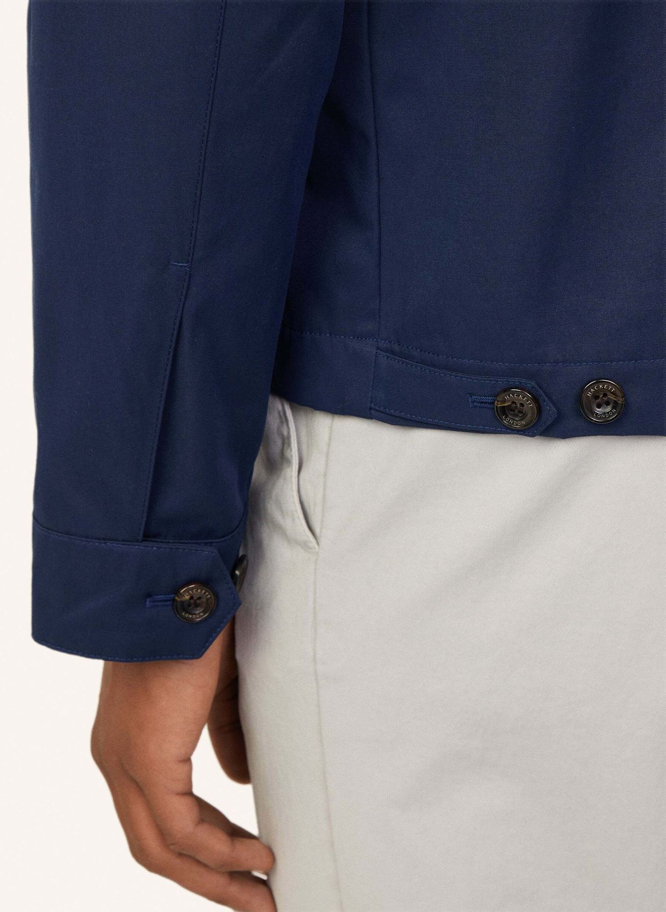 HACKETT LONDON Fieldjacket COTTON HARRINGTON: BLAU