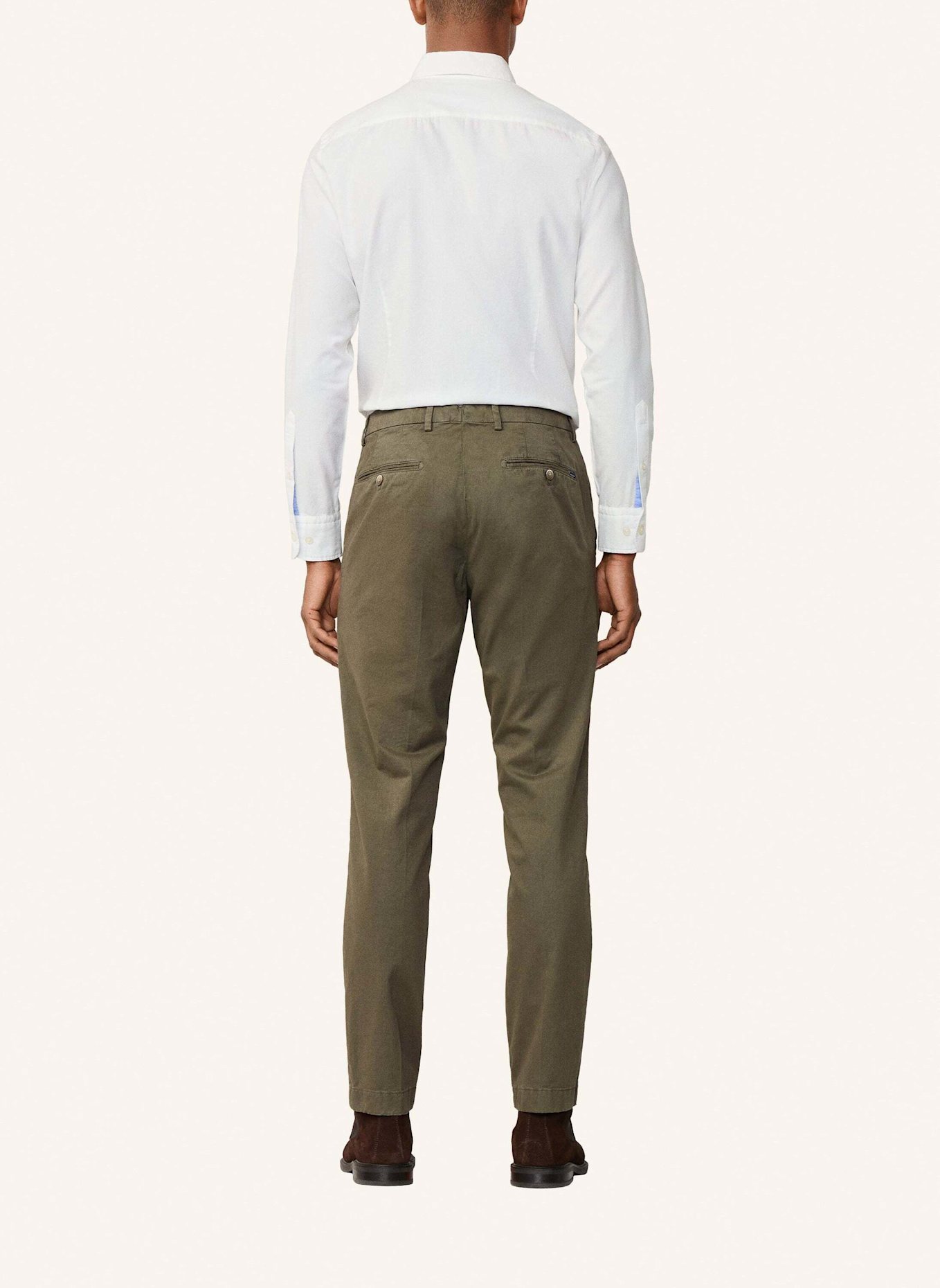 HACKETT LONDON Chino KENSINGTON Slim Fit: GRÜN