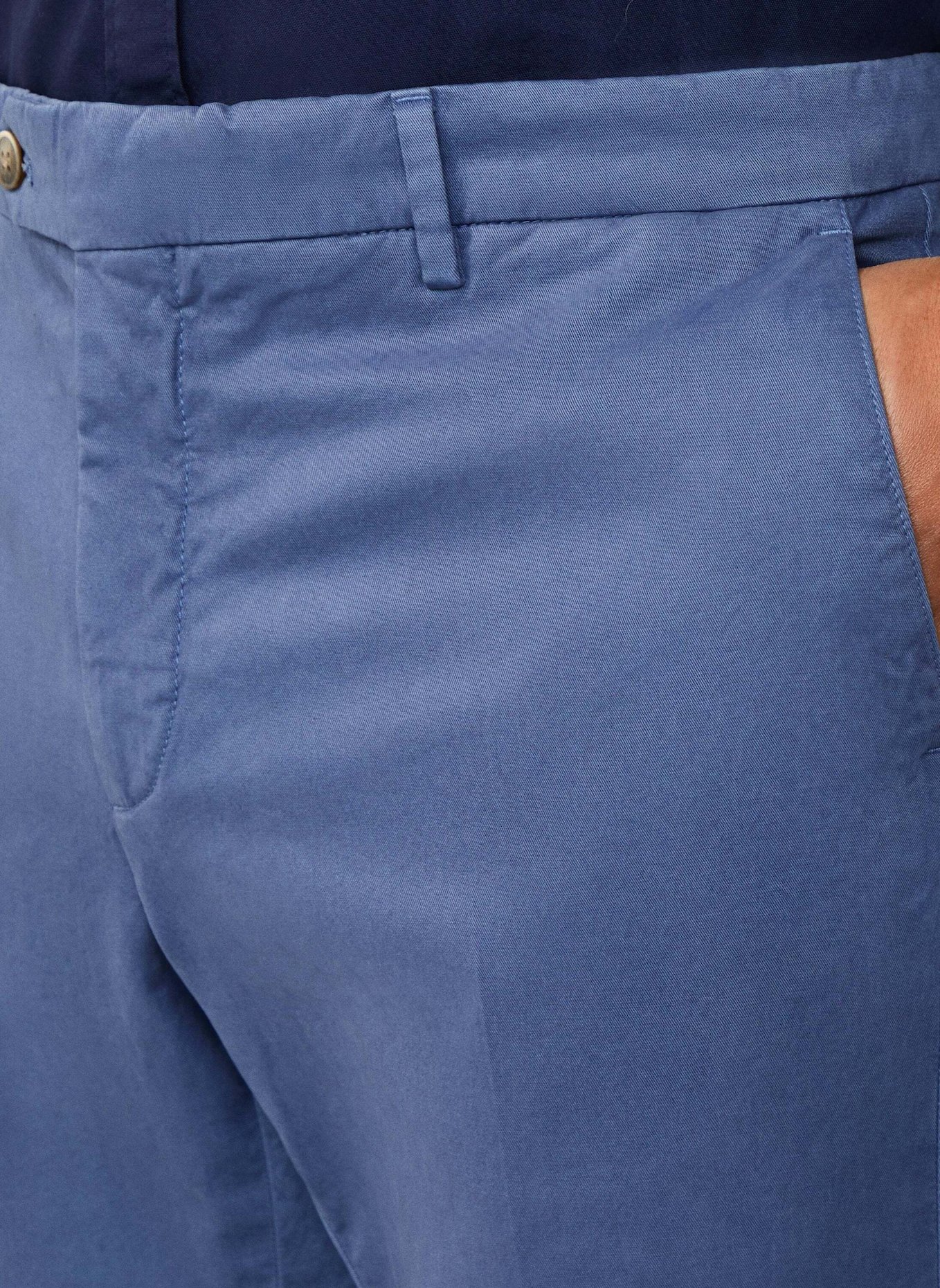 HACKETT LONDON Chino KENSINGTON Slim Fit: BLAU