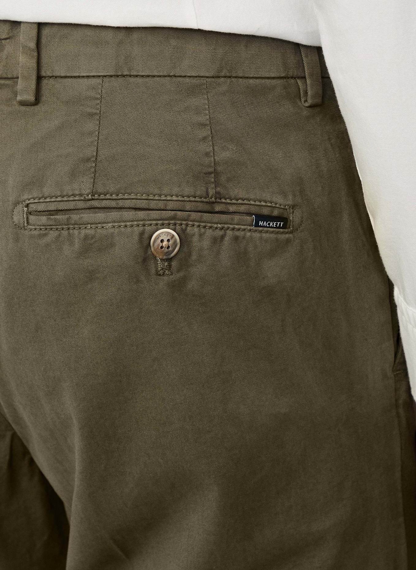 HACKETT LONDON Chino KENSINGTON Slim Fit: GRÜN