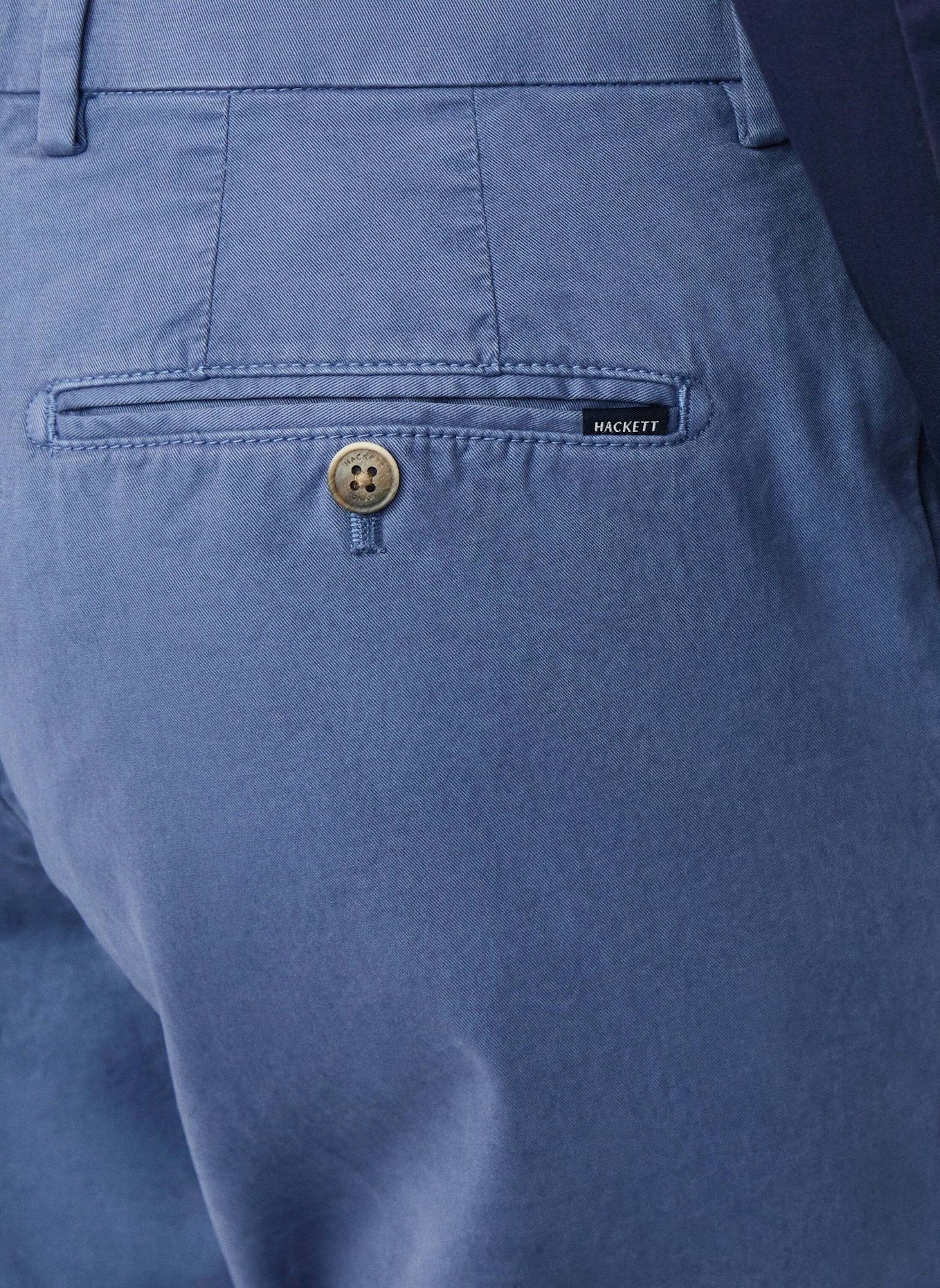 HACKETT LONDON Chino KENSINGTON Slim Fit: BLAU