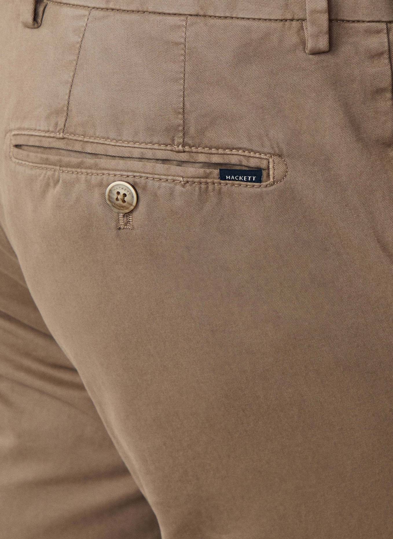 HACKETT LONDON Chino KENSINGTON Slim Fit: BRAUN