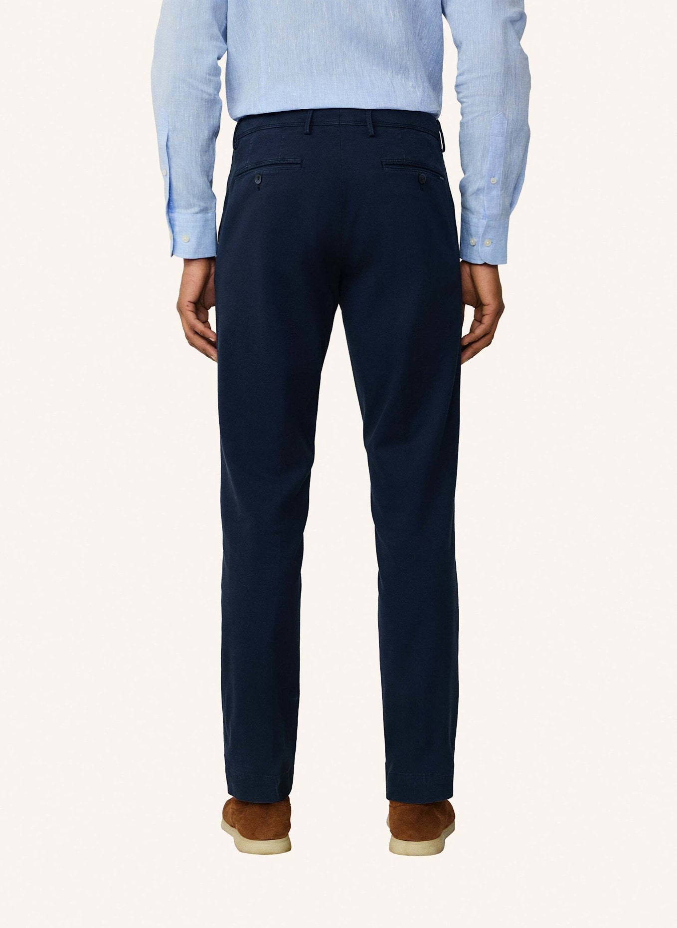 HACKETT LONDON Chino TEXTURE CHINO TRS: BLAU