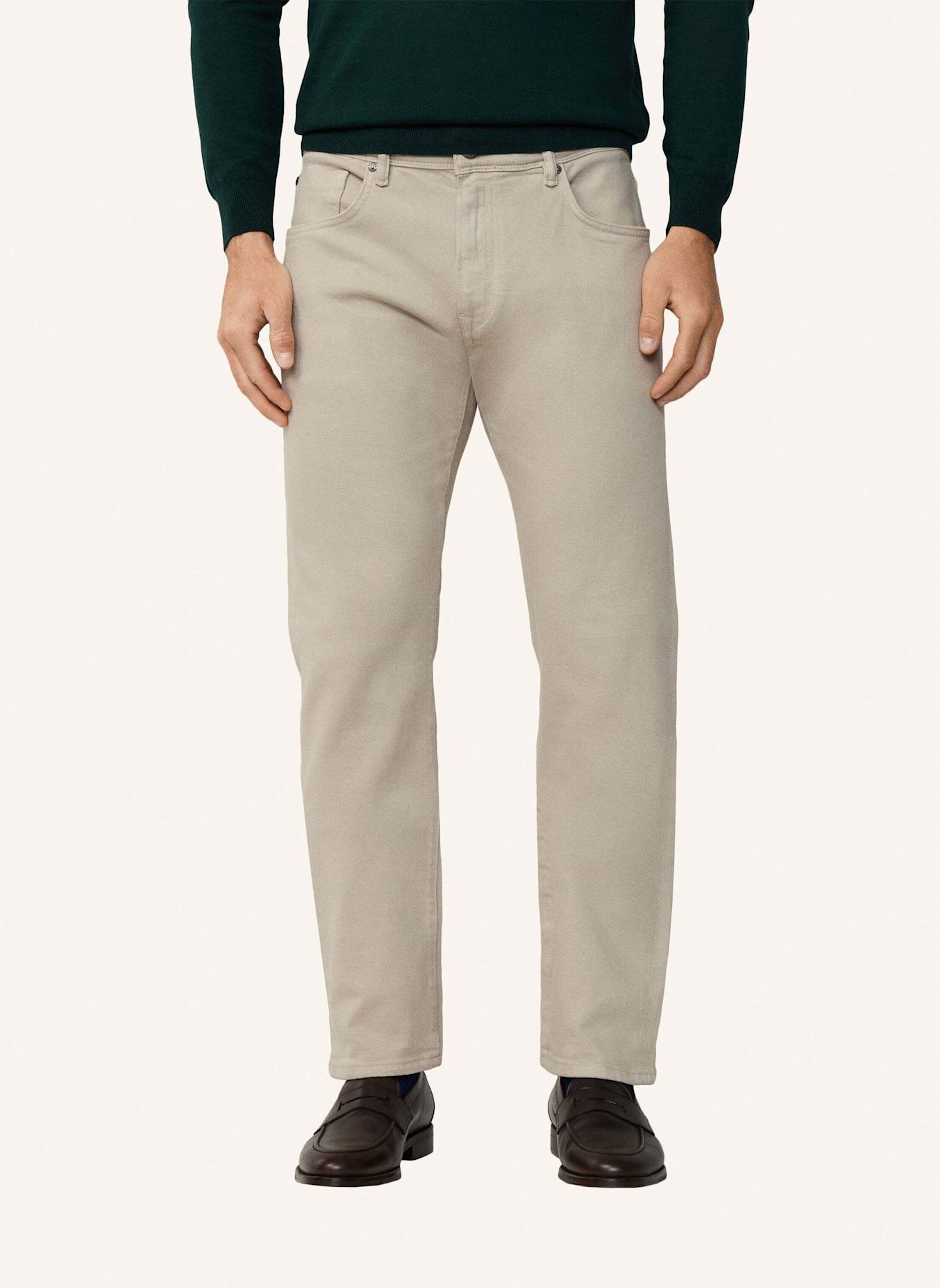 HACKETT LONDON Jeans Overall COLOURED DENIM: BEIGE