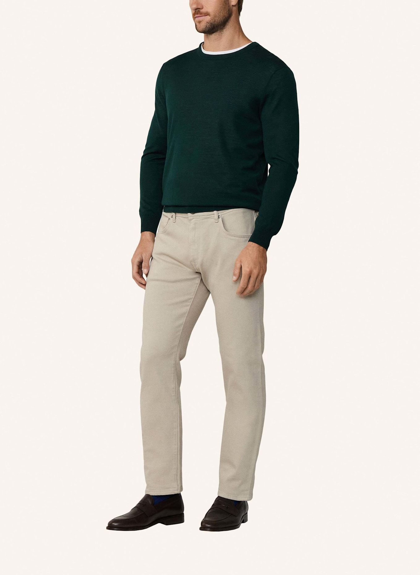 HACKETT LONDON Jeans Overall COLOURED DENIM: BEIGE