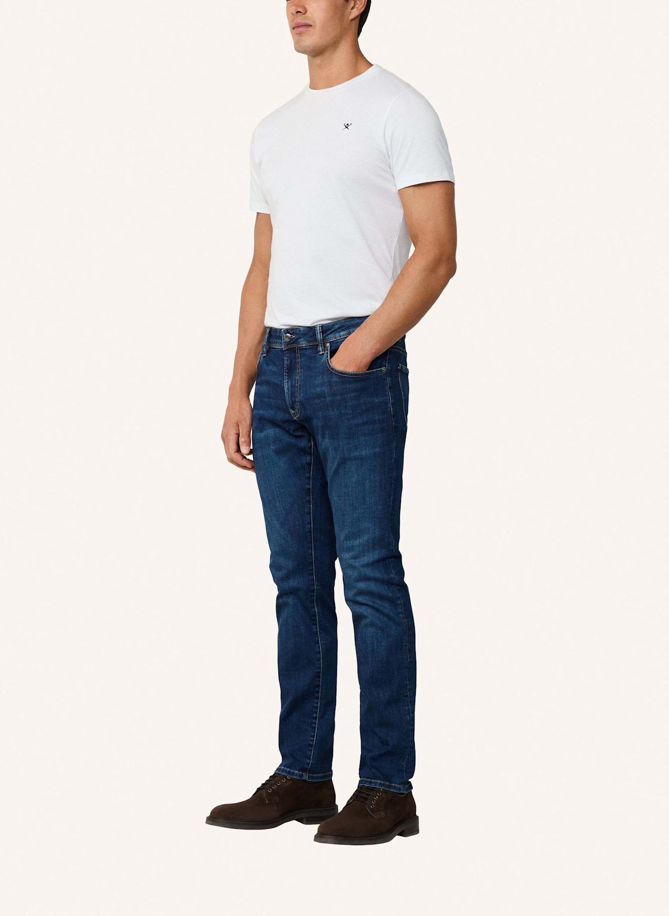 HACKETT LONDON Jeans POWERFLEX Newburg Slim Fit: DUNKELBLAU