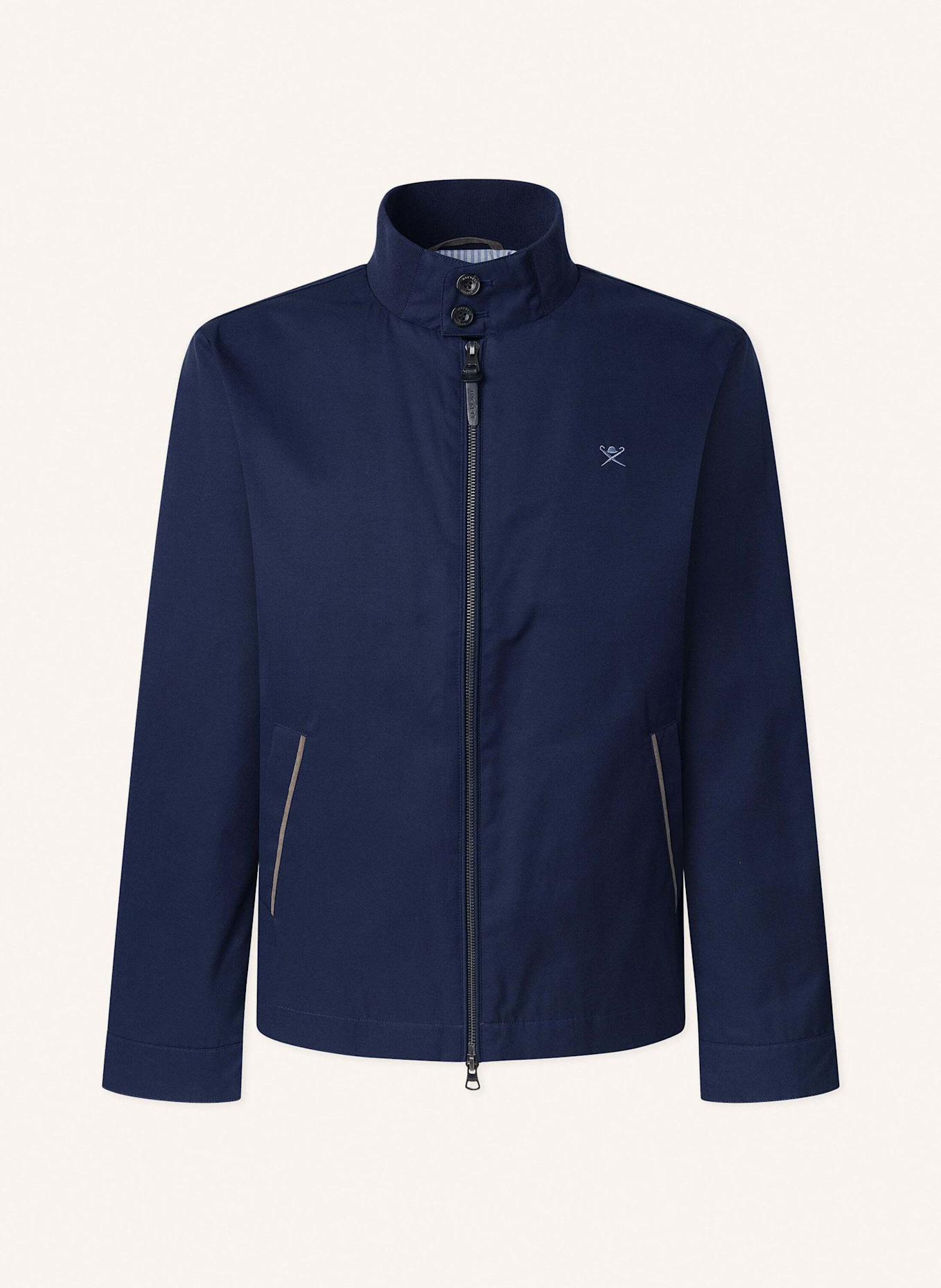 HACKETT LONDON Fieldjacket COTTON HARRINGTON: BLAU