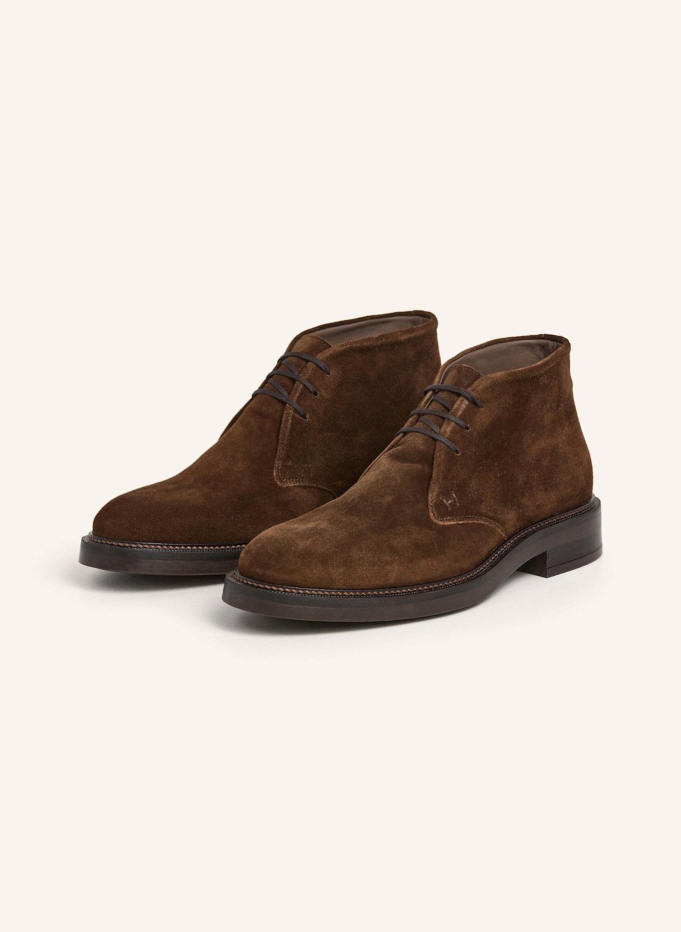 HACKETT LONDON Boots EGMONT SAND in dunkelbraun