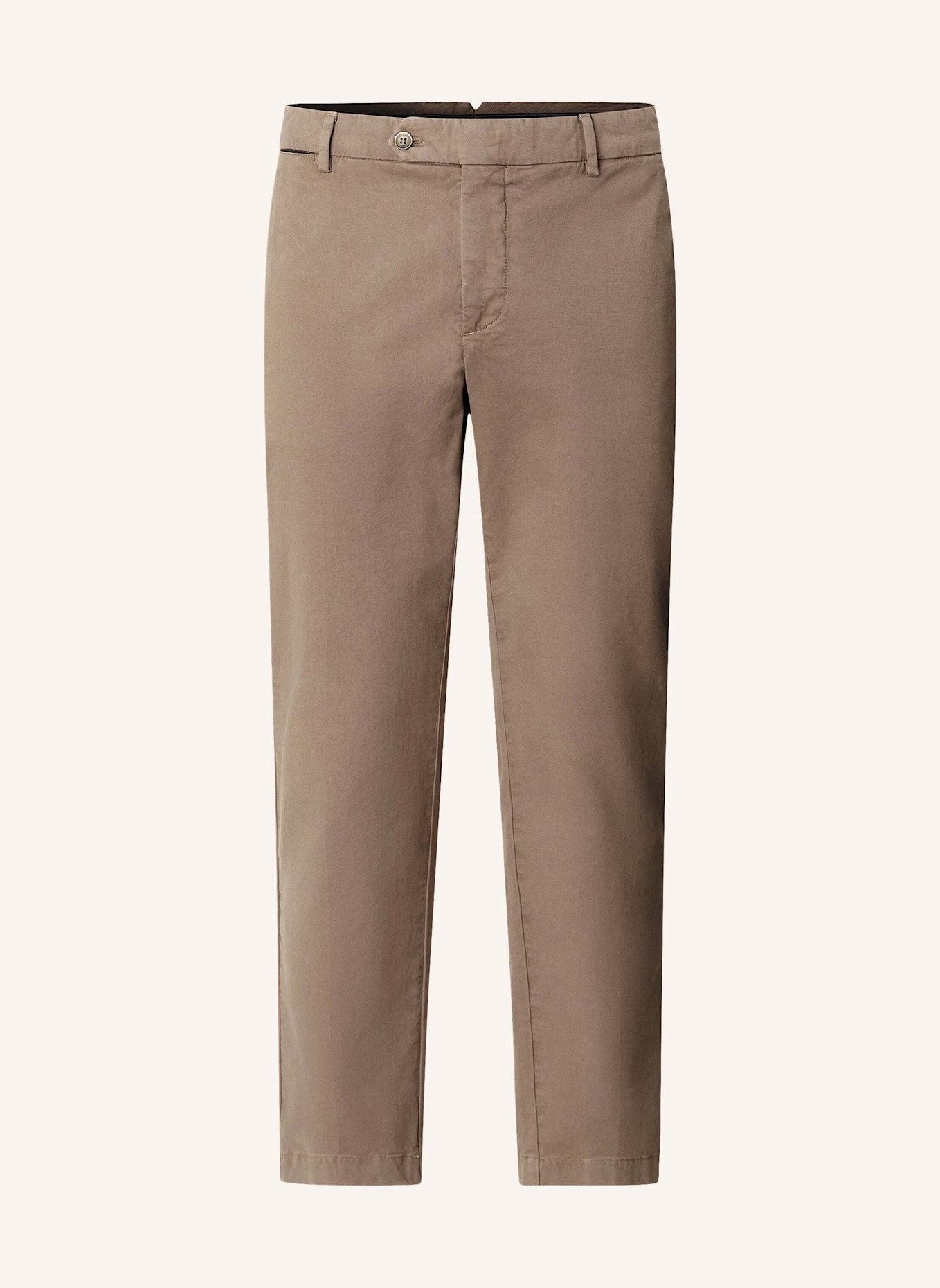 HACKETT LONDON Chino KENSINGTON Slim Fit: BRAUN