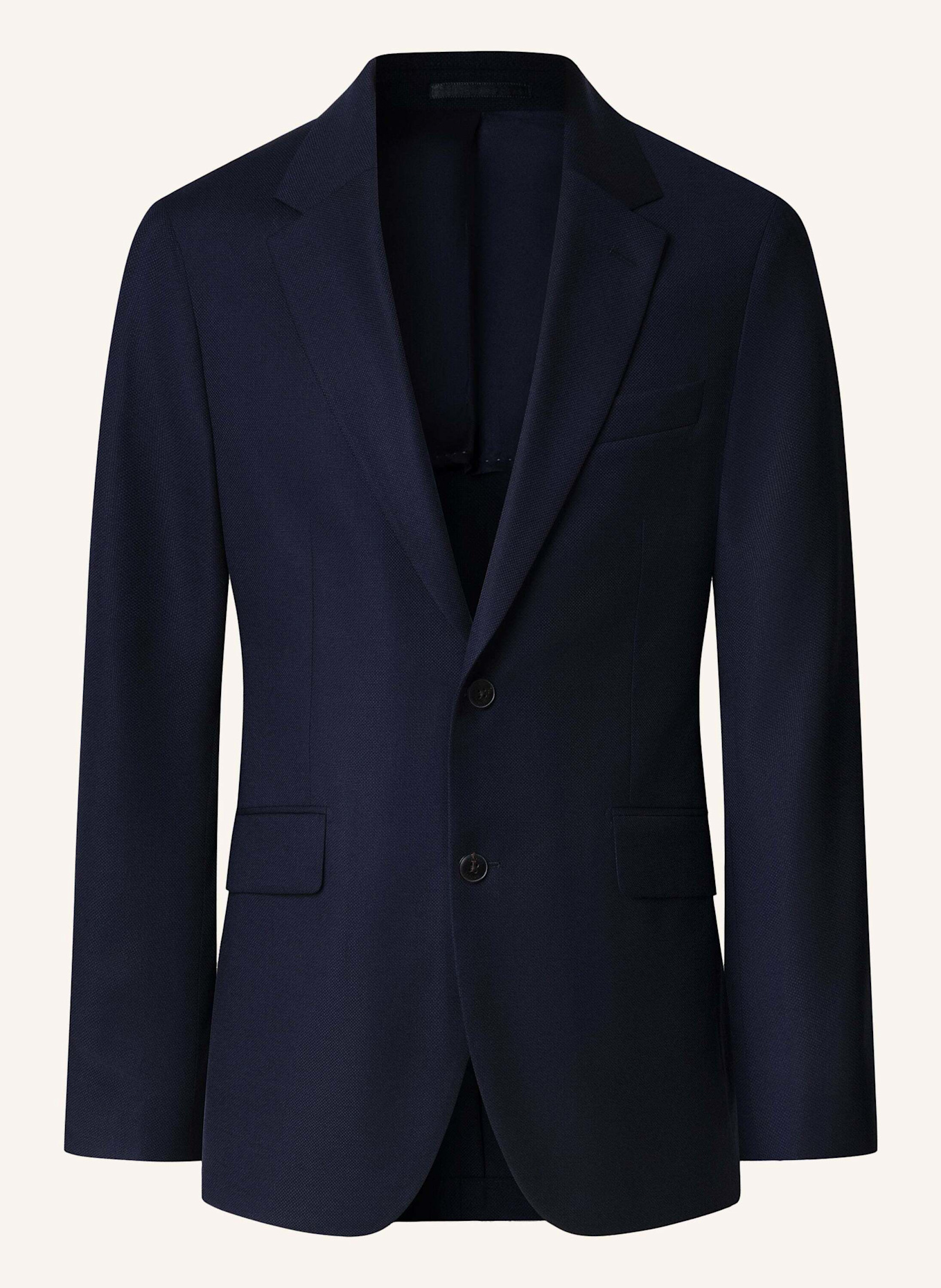 HACKETT LONDON Sakko 130S HOPSACK BLAZER: DUNKELBLAU
