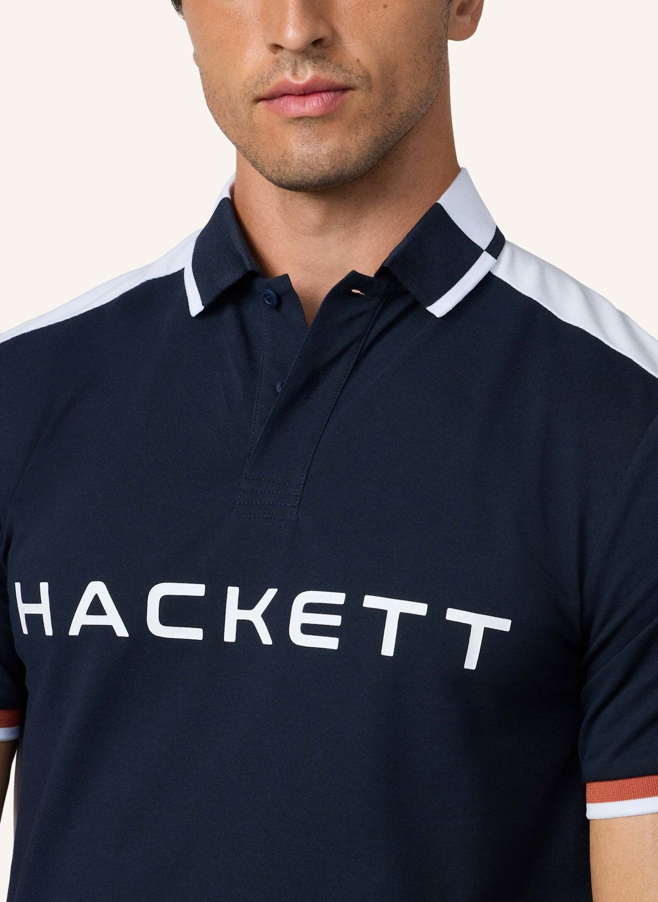 HACKETT LONDON Poloshirt HS MULTI POLO SS: DUNKELBLAU