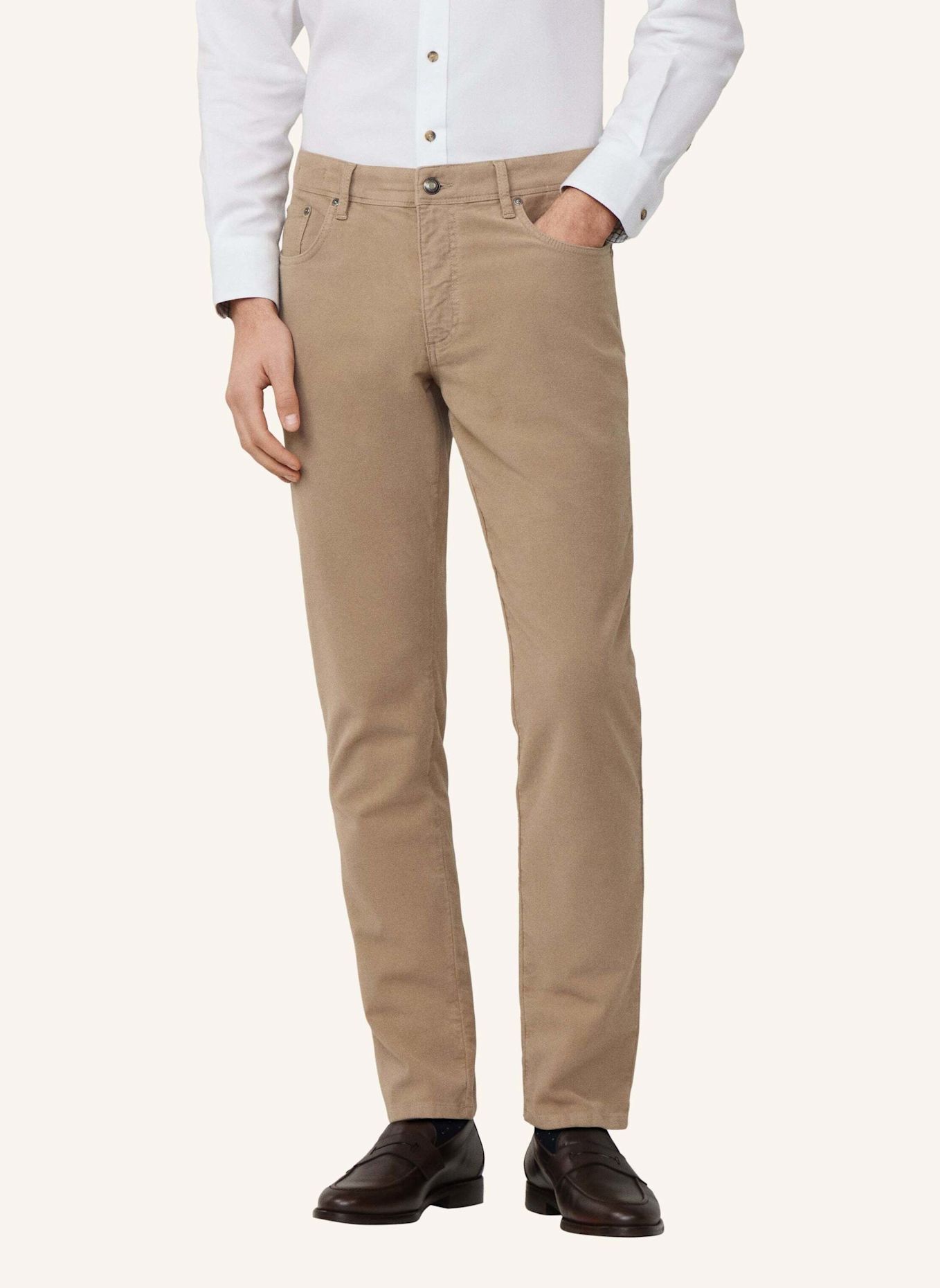 HACKETT LONDON 5-Pocket MOLESKIN 5PKT: BEIGE
