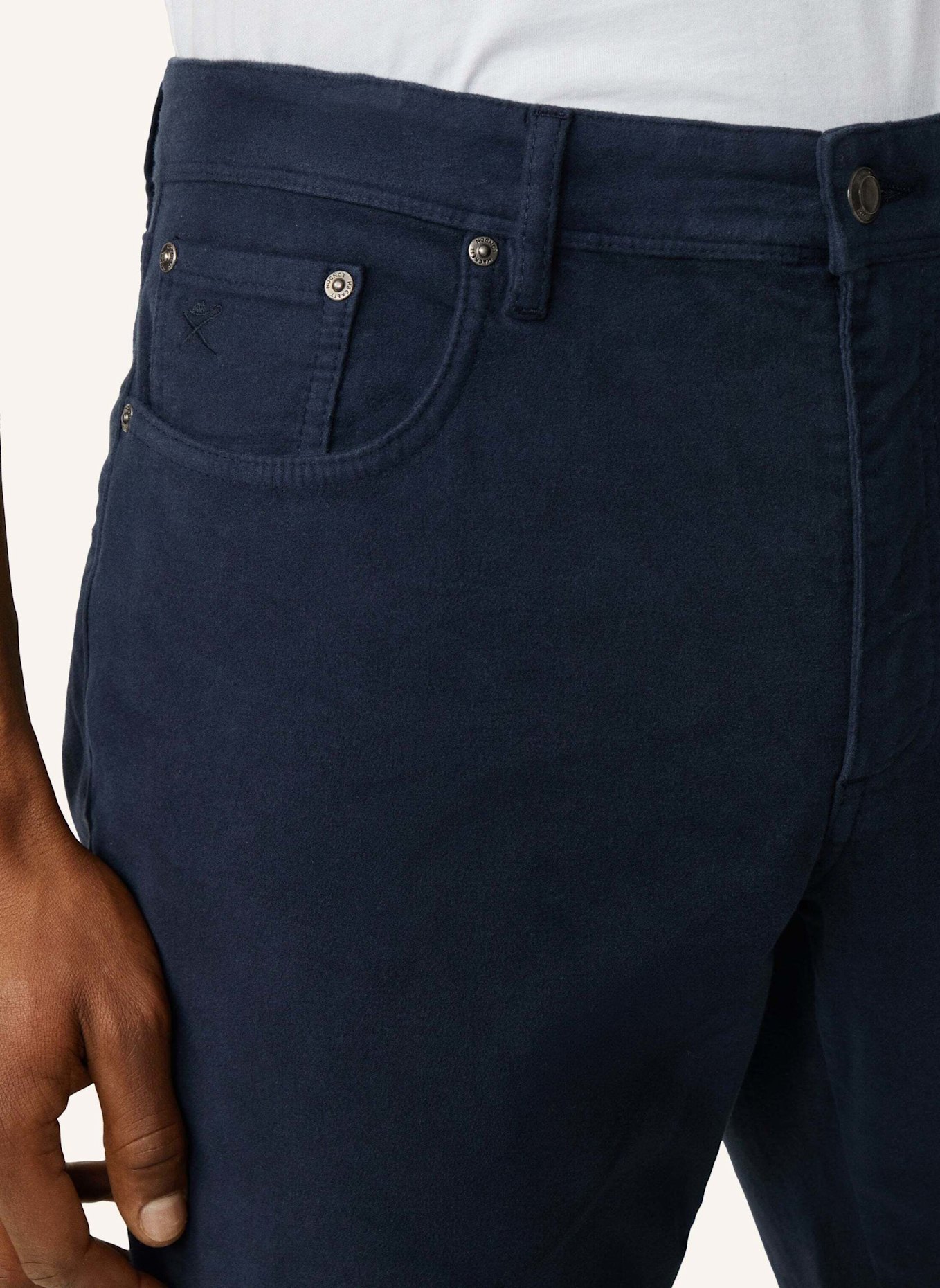 HACKETT LONDON 5-Pocket MOLESKIN 5PKT: BLAU