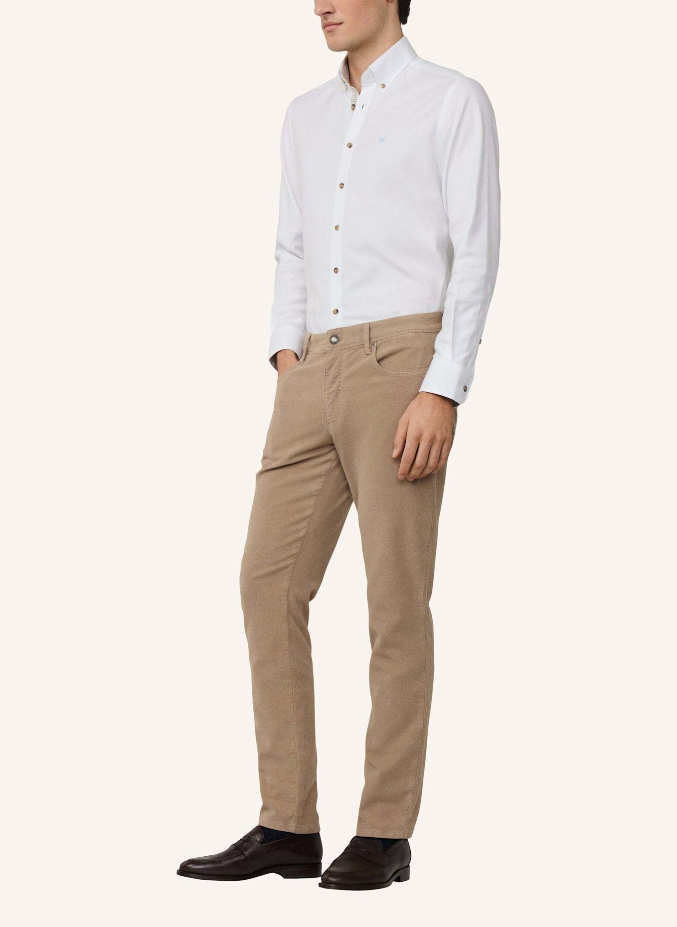 HACKETT LONDON 5-Pocket MOLESKIN 5PKT: BEIGE